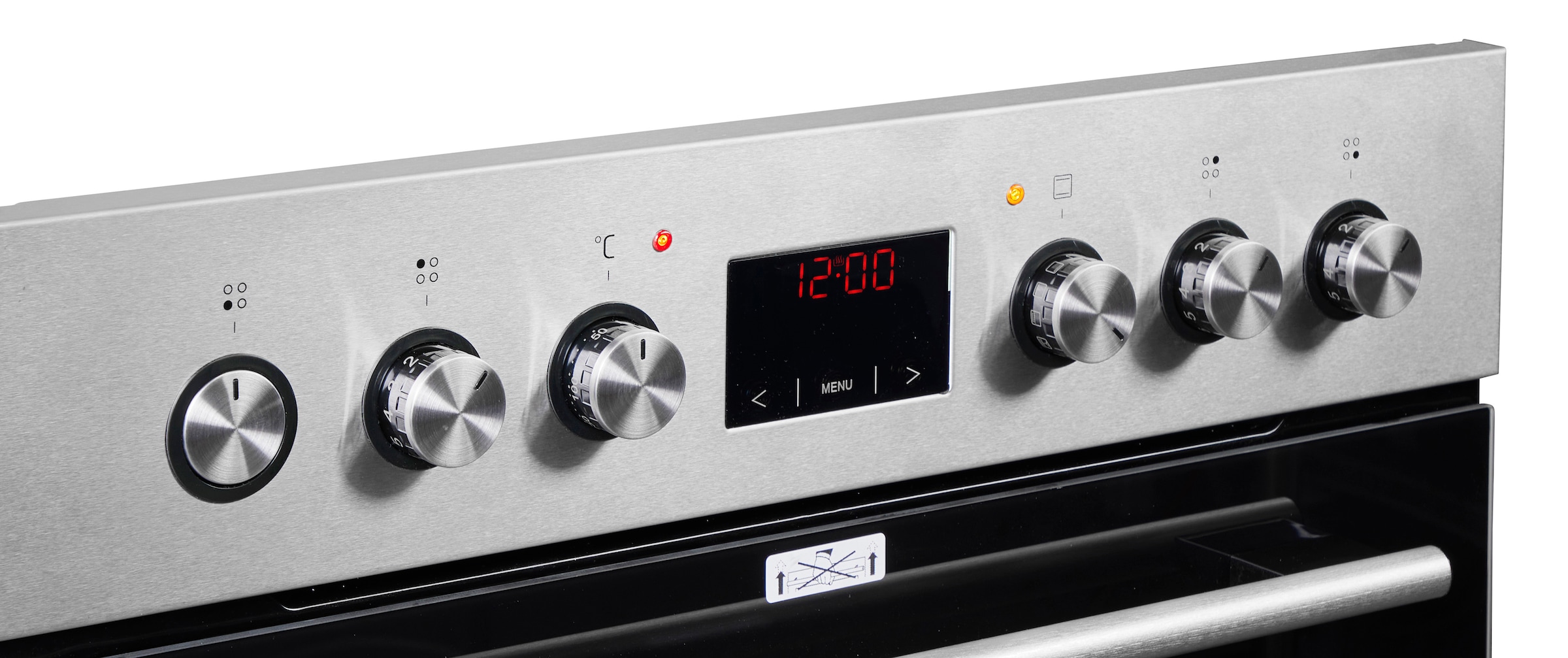 Amica Induktions Herd-Set »EHI 935 333 E« Steam Clean Backofen;Induktionskochfeld, 1 Stk. tlg. Alles im Griff: Timer, klare Sicht, schnell sauber