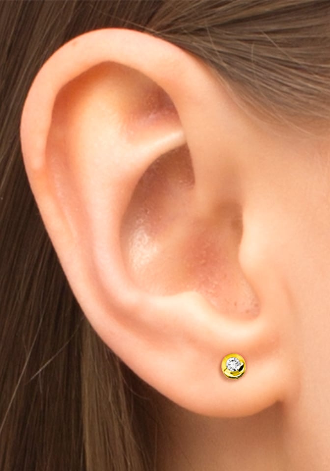 Amor Paar Ohrstecker »9077304«, mit Zirkonia (synth.)