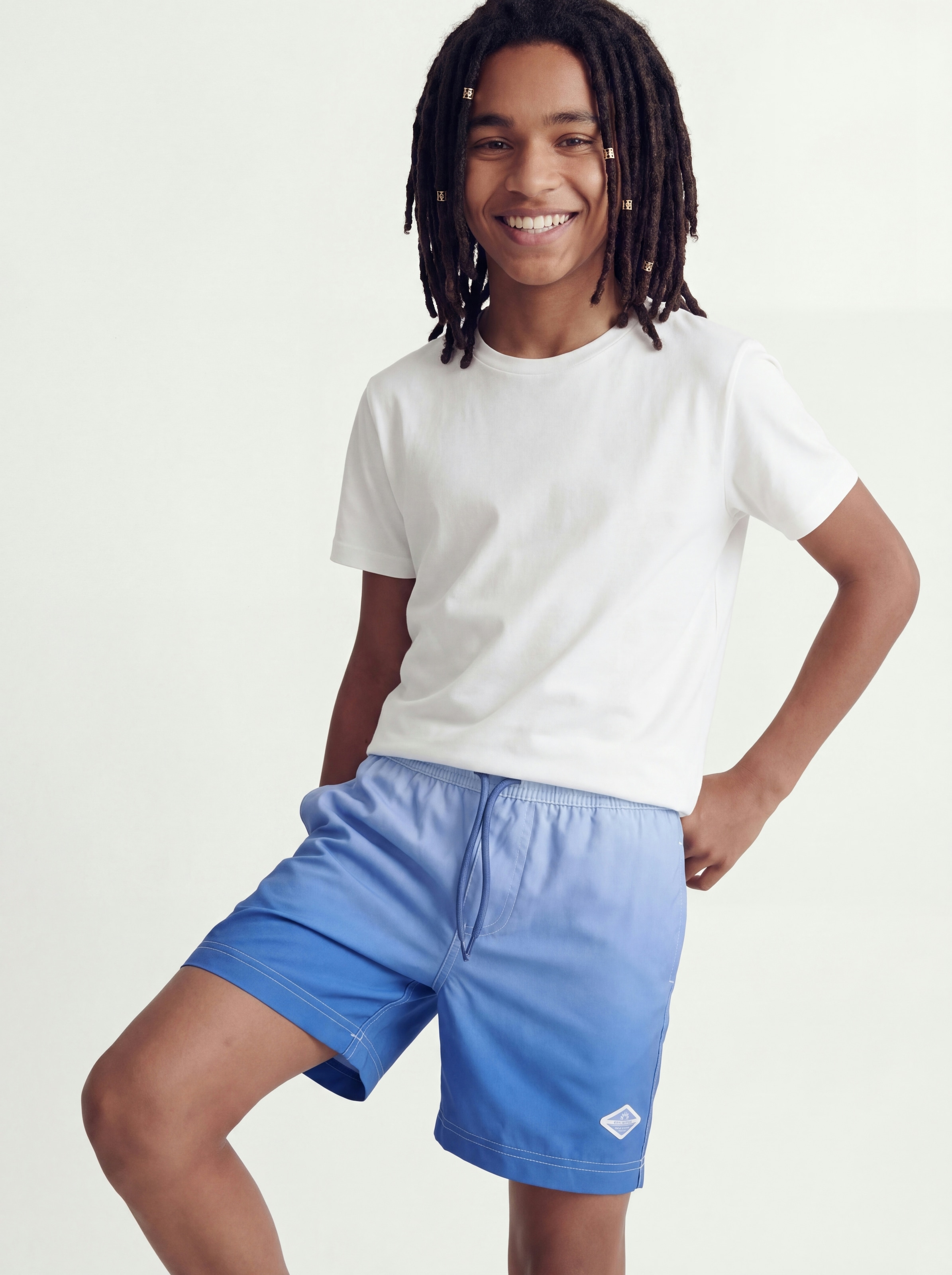 Jack & Jones Junior Badeshorts »JPSTMAUI HORIZON DIP DYE SWIM SHOR JNR«