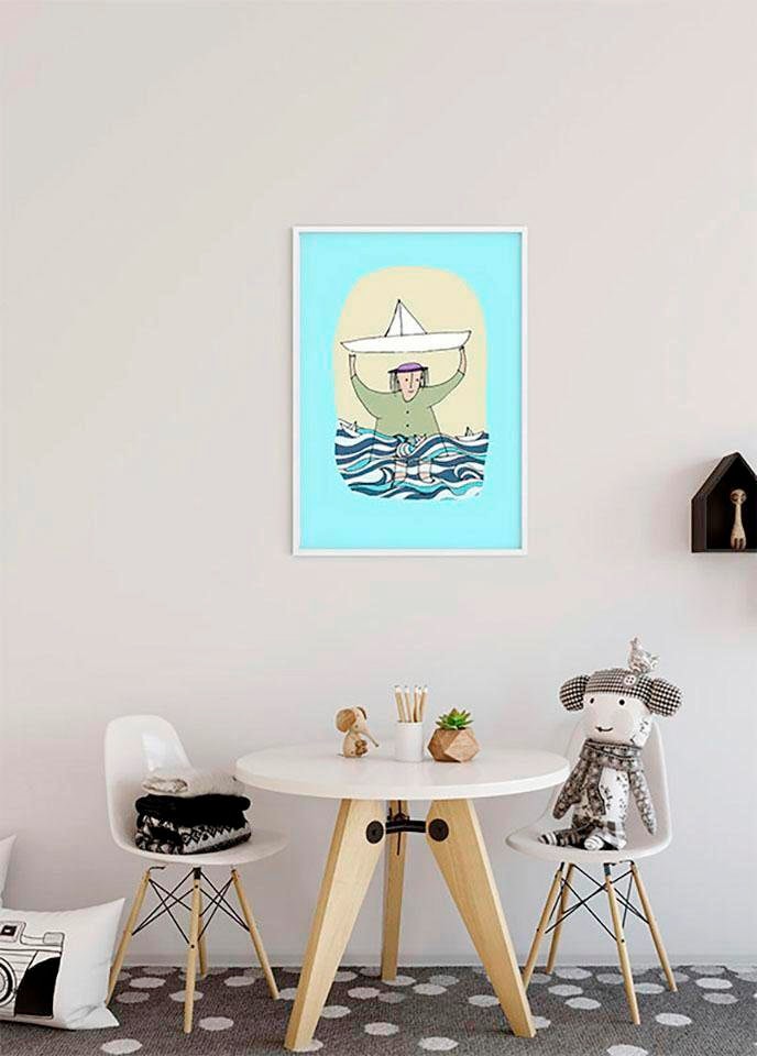 Komar Bild »Paper Ship« Menschen 1 Stk. tlg. Wandbild zur Dekoration - ohne Rahmen