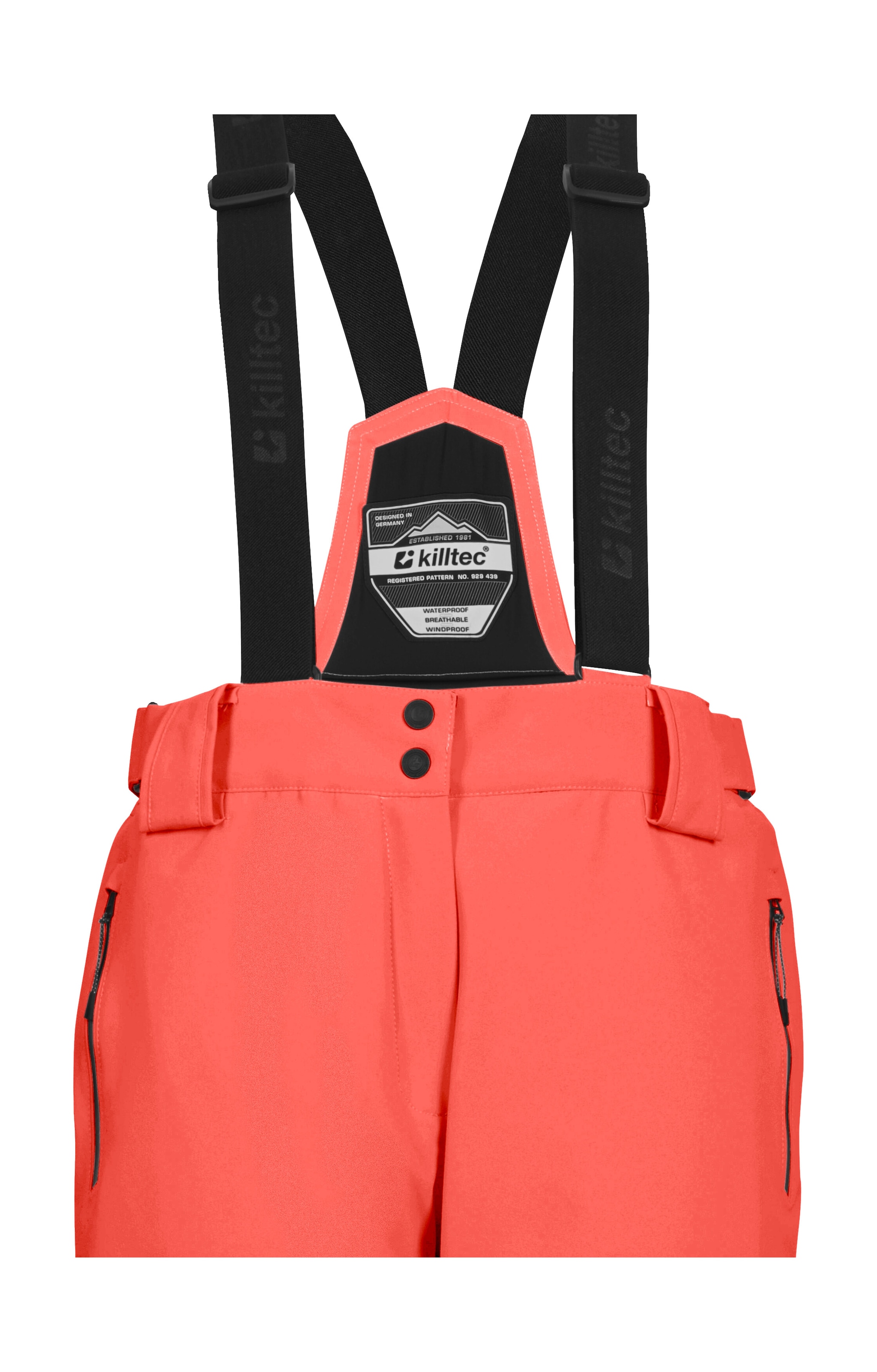 Killtec Skihose »KSW 249 WMN SKI PNTS_ERIELLE«, Wind- und wasserdicht, verstellbare Träger, PFAs-frei imprägniert