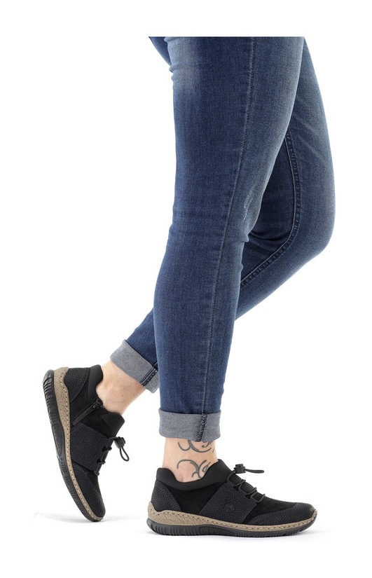 Rieker Slip-On Sneaker, mit Elastikeinstieg, zum Schlupfen
