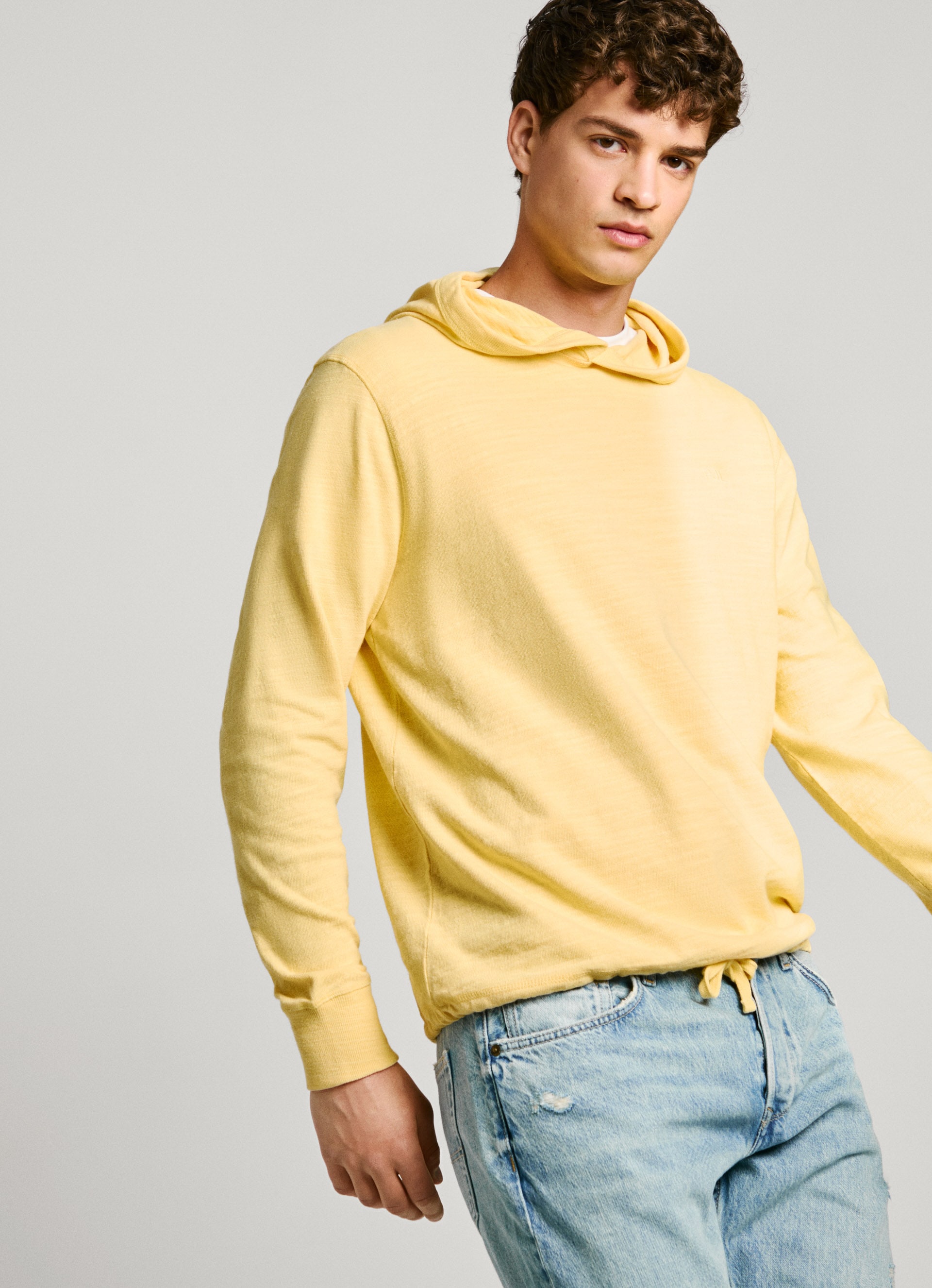 Pepe Jeans Kapuzenshirt »ABRAHAM«, mit verstellbarem Band am Saum