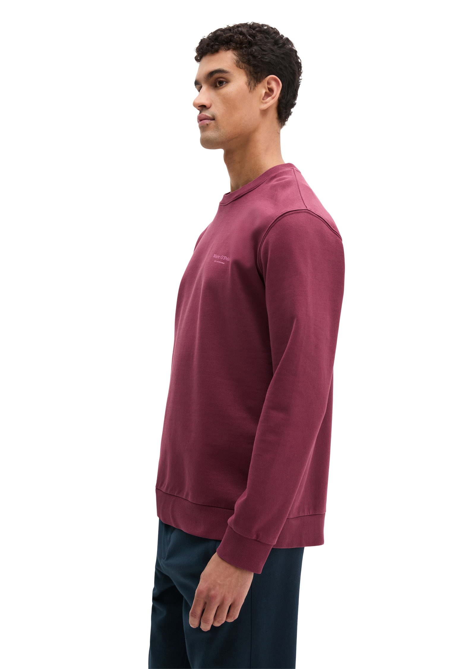 Marc O'Polo Sweatshirt , regular fit mit Logoprint auf der Rückseite
