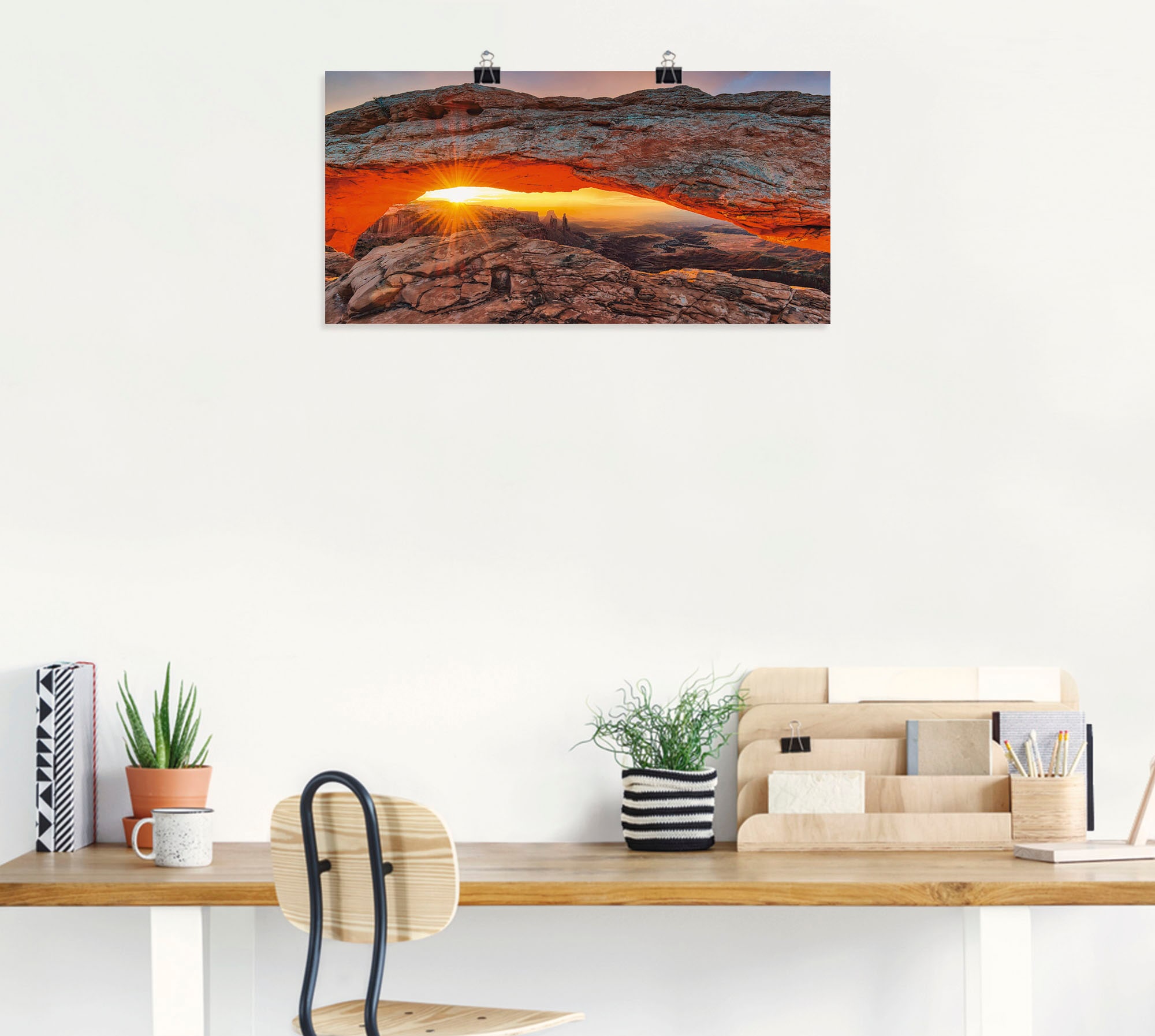 Artland Poster »Iconic Mesa Arch« Felsen 1 Stk. tlg. ohne Rahmen