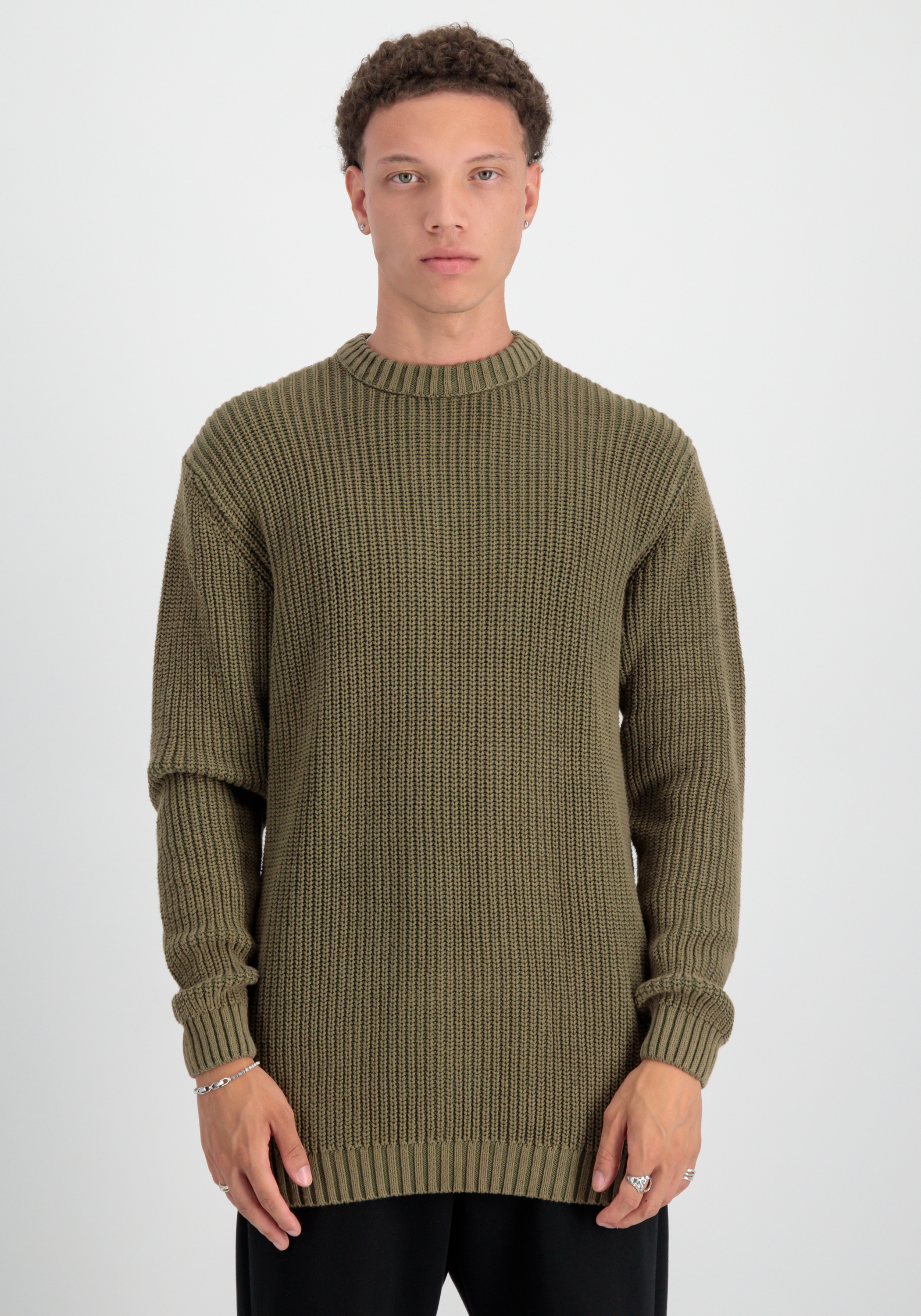 Alpha Industries Sweater »Alpha Industries Men - Knitwear Acid Pullover«