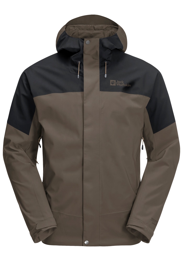 Jack Wolfskin Trekkingjacke »KAMMWEG 2L JKT M«, mit Kapuze