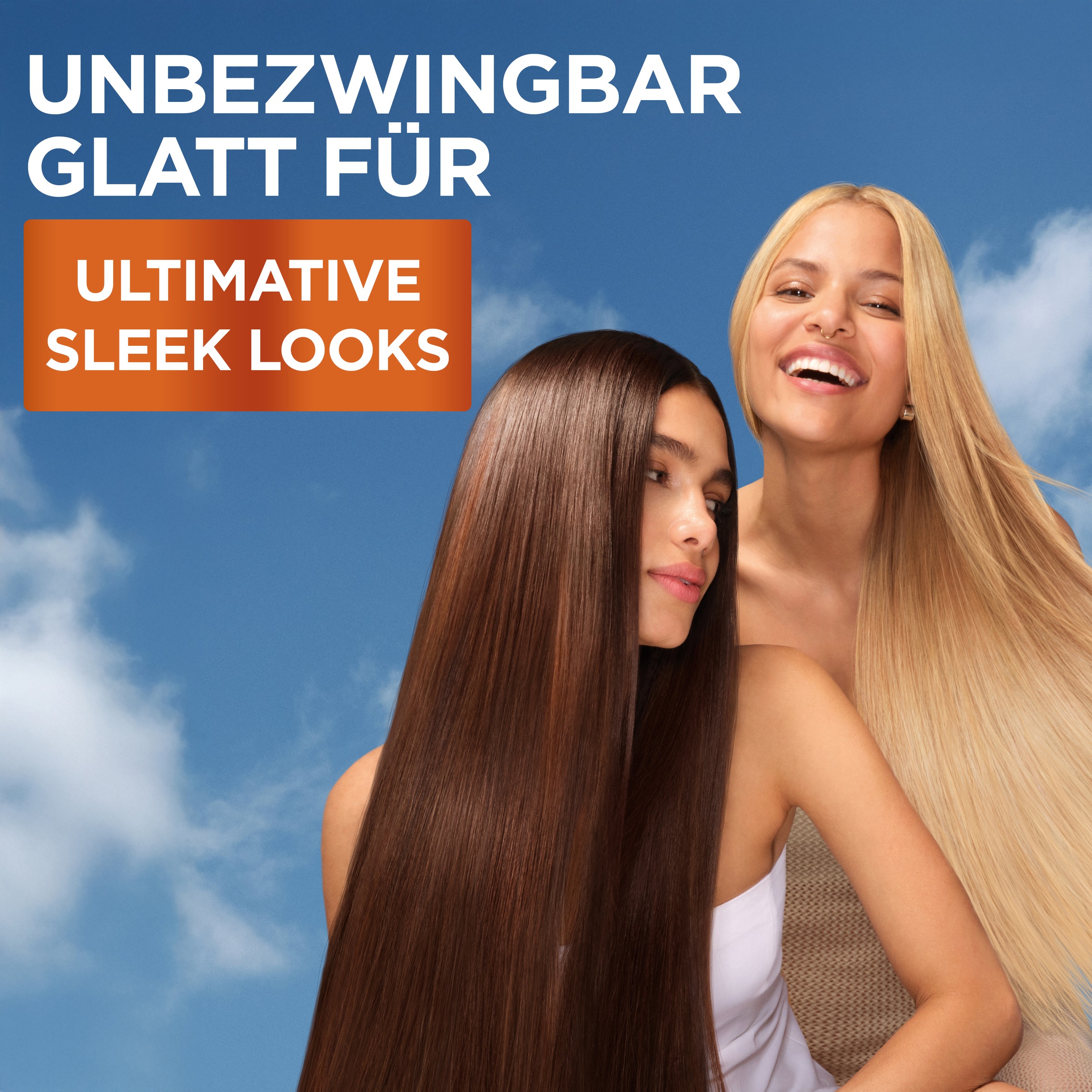 GARNIER Haarspülung »Garnier Fructis Keratin Sleek Spülung«, (Packung, 6 tlg.)