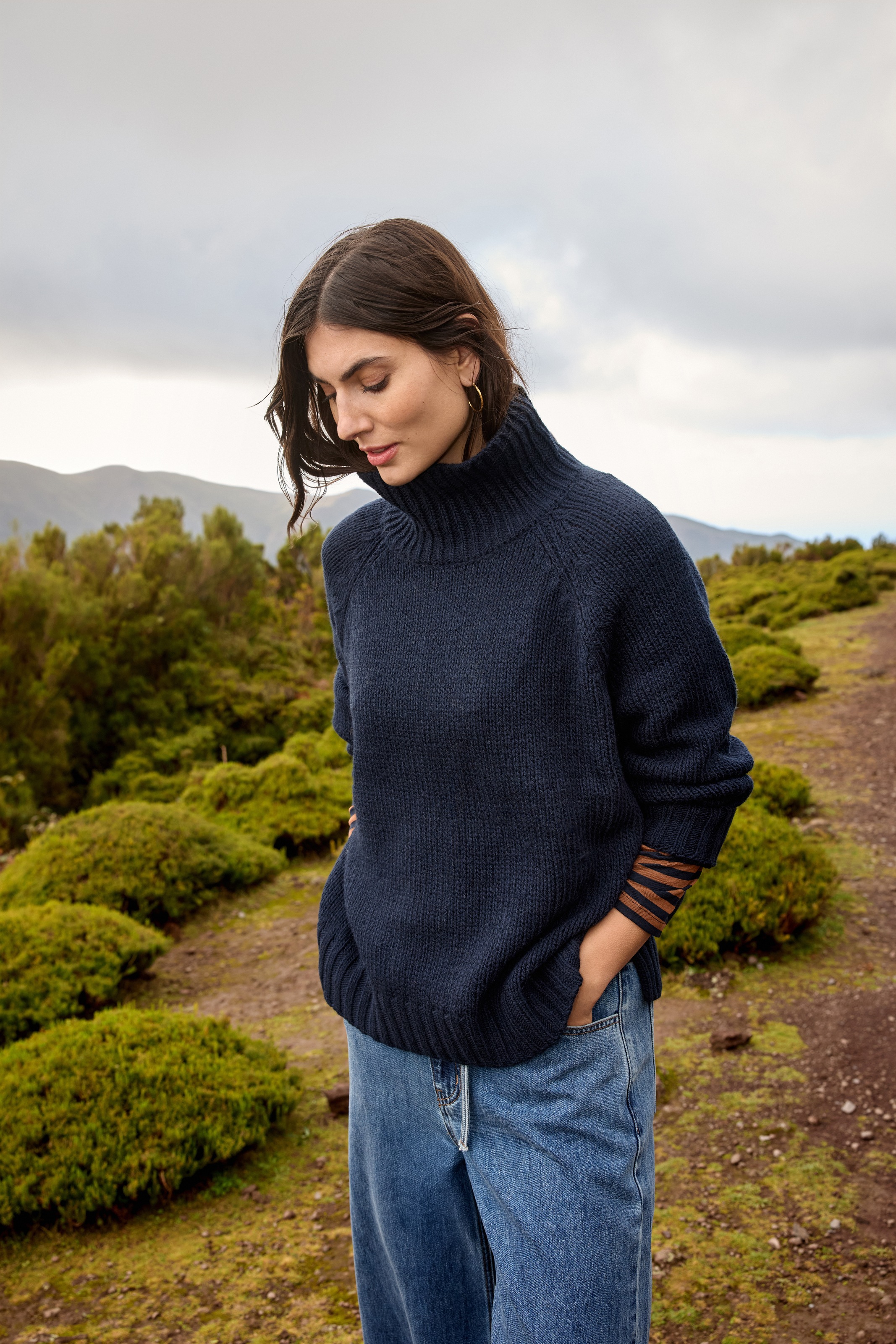 soyaconcept Langarmshirt »SC-HELLE YD 1« Materialmix
