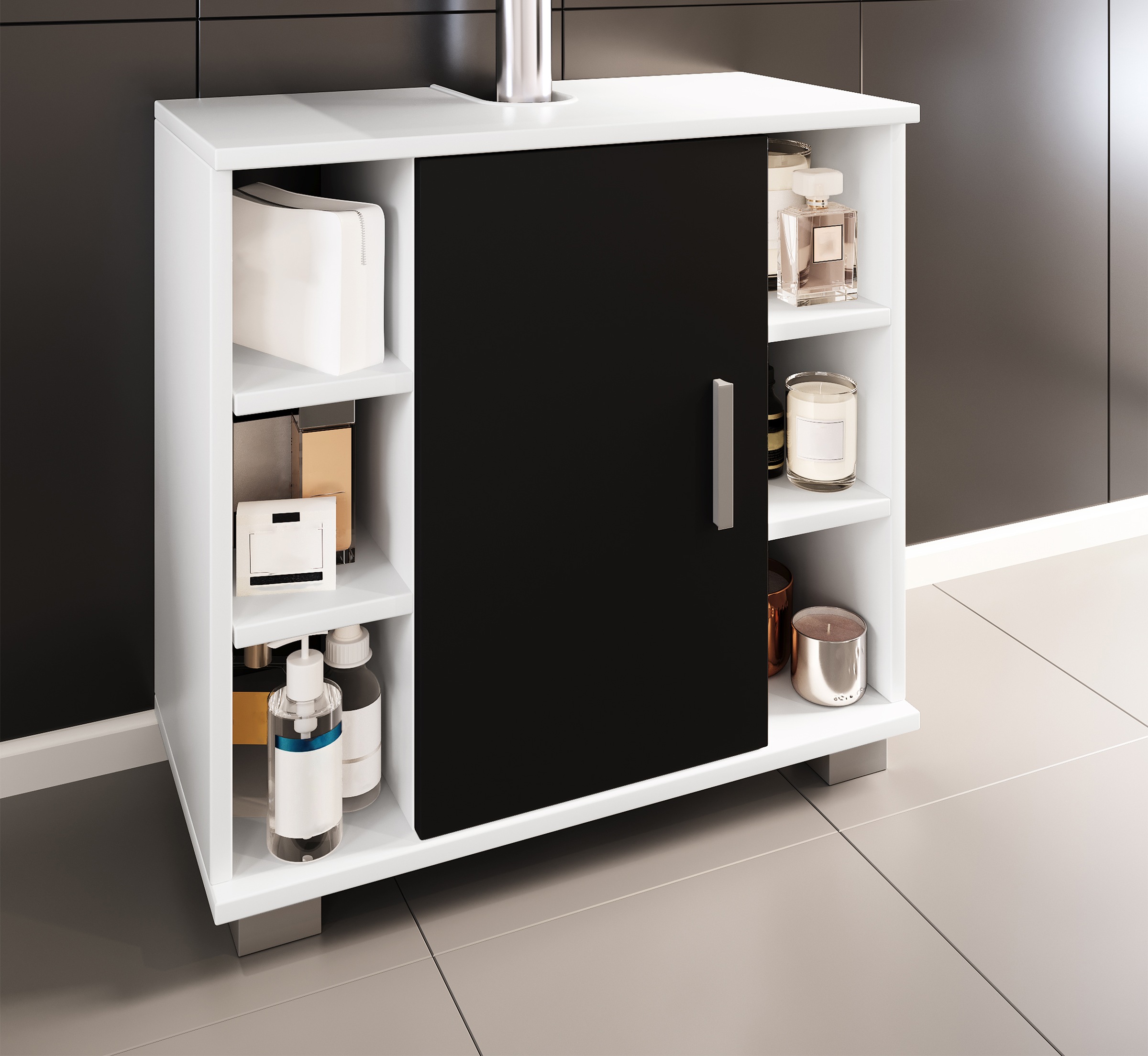 VCM Waschbeckenschrank »Holz Badmöbel Badunterschrank Waschbecken Zalo M« 1 Stk. tlg.