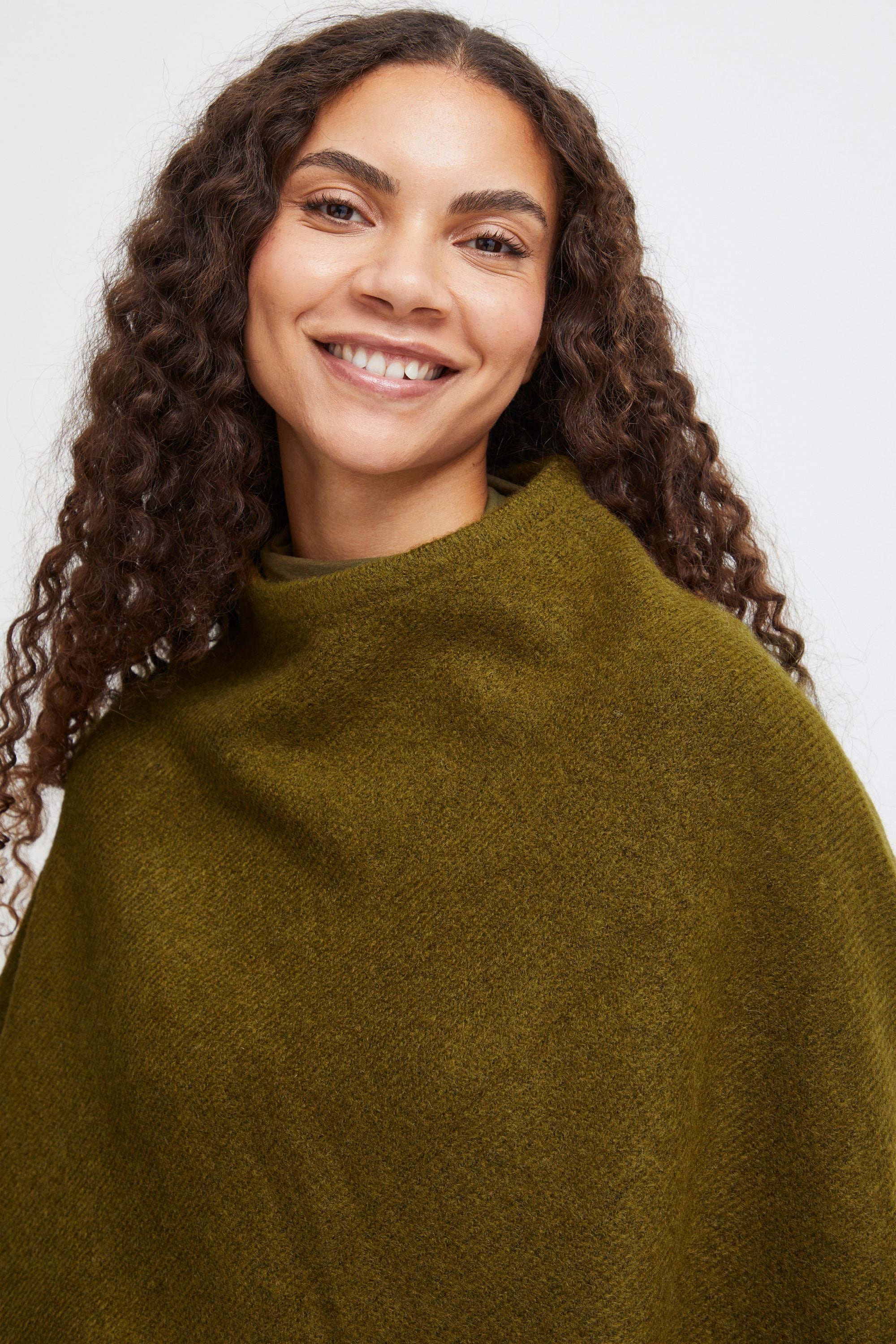 b.young Strickpullover »Strickpullover BYVIKSI PONCHO 2 -«