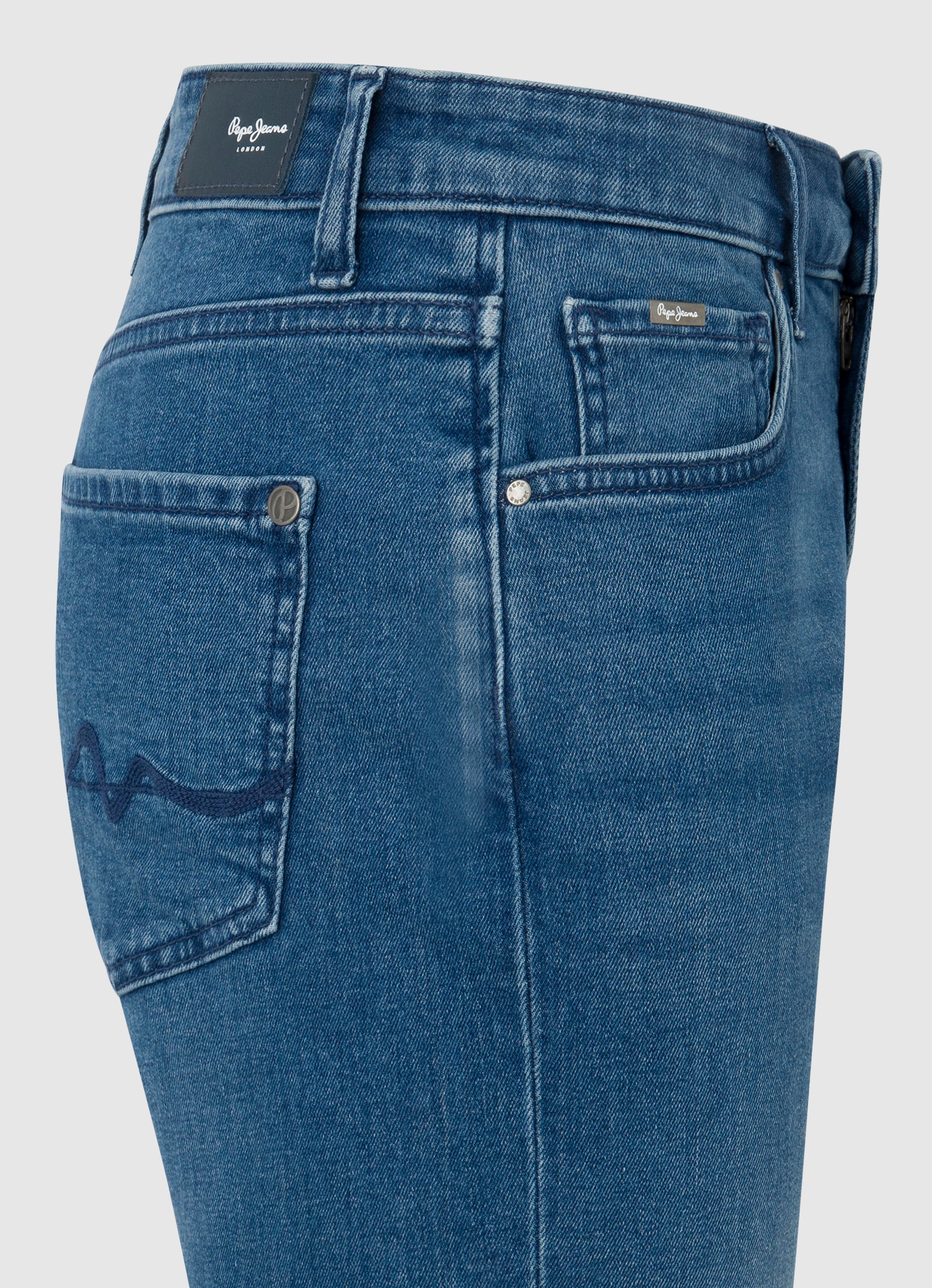 Pepe Jeans Caprijeans »SKINNY CROP«, mit kleinen Schlitzen