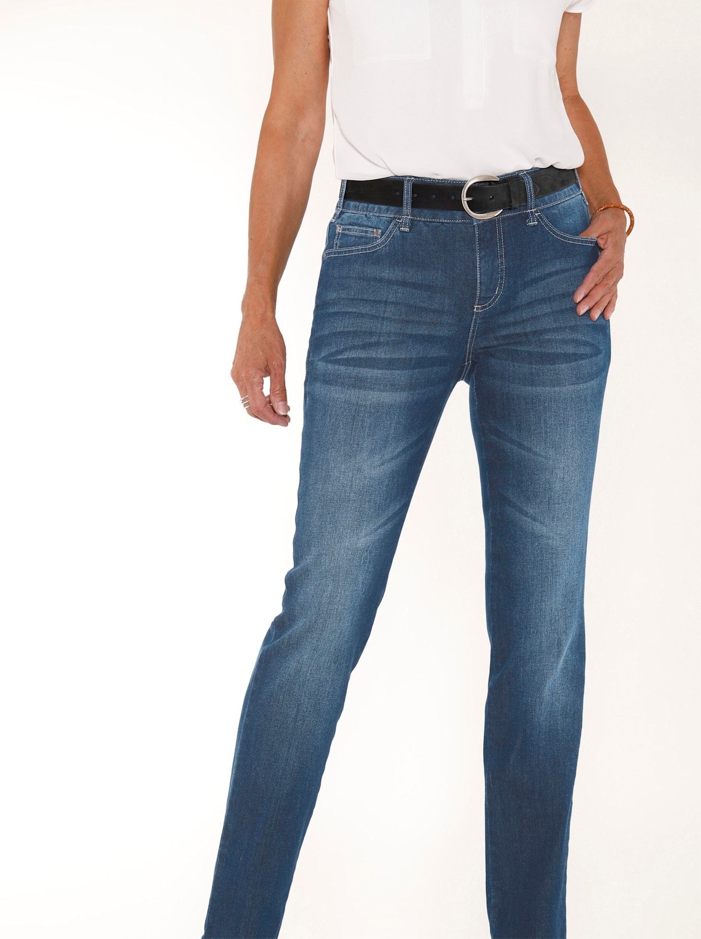 Casual Looks Bequeme Jeans, (1 tlg.)