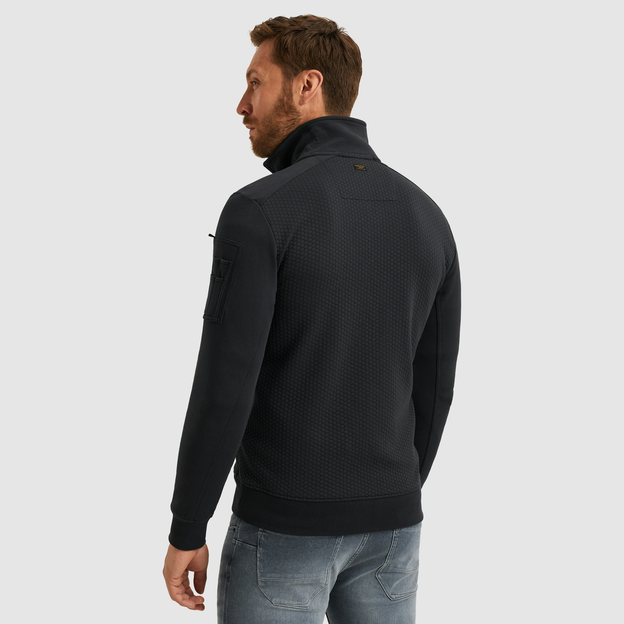 PME LEGEND Sweatjacke, mit Logo Stickerei
