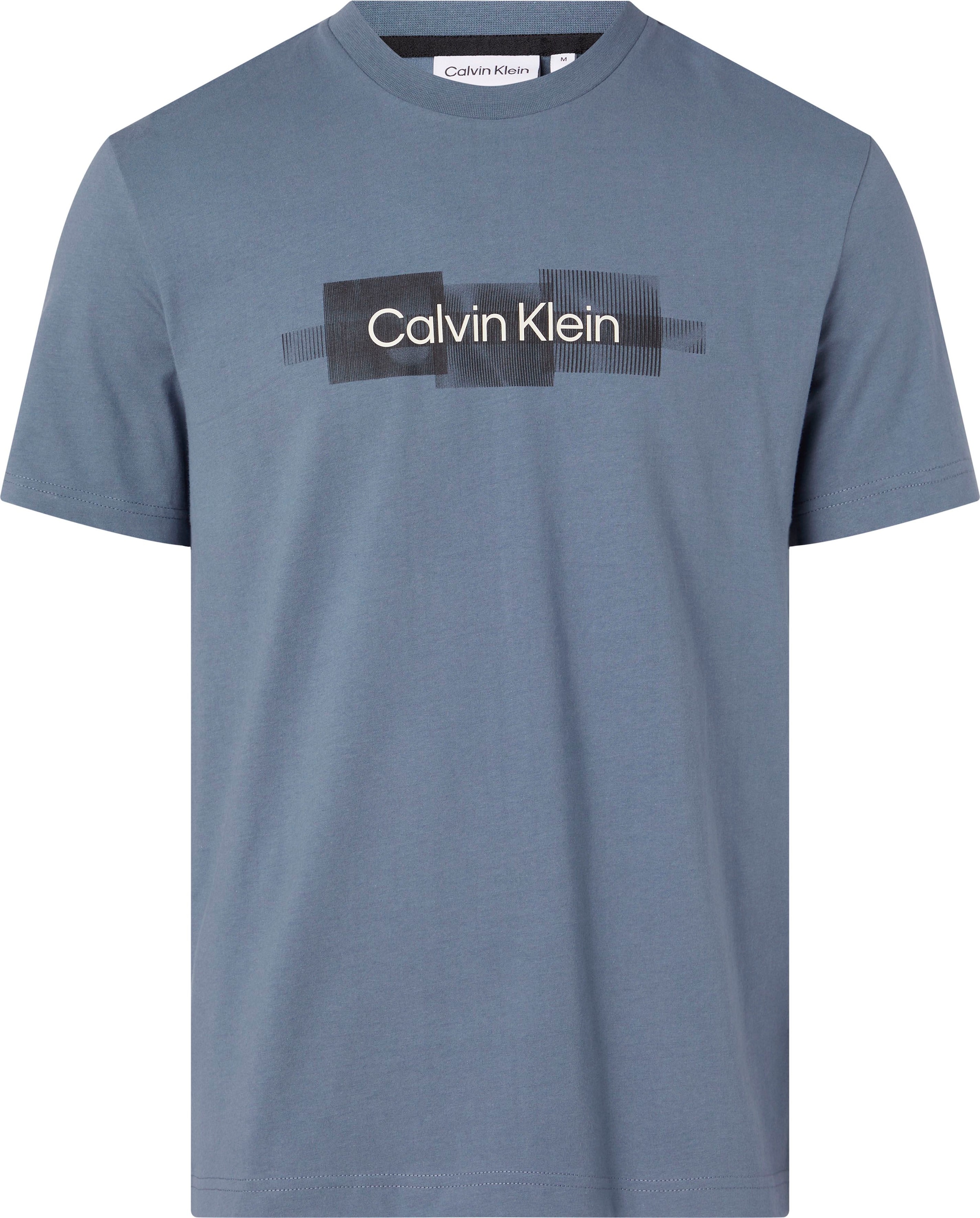 Calvin Klein T-Shirt STRIPED »BOX LOGO T-SHIRT«, OTTO reiner kaufen online bei Baumwolle aus