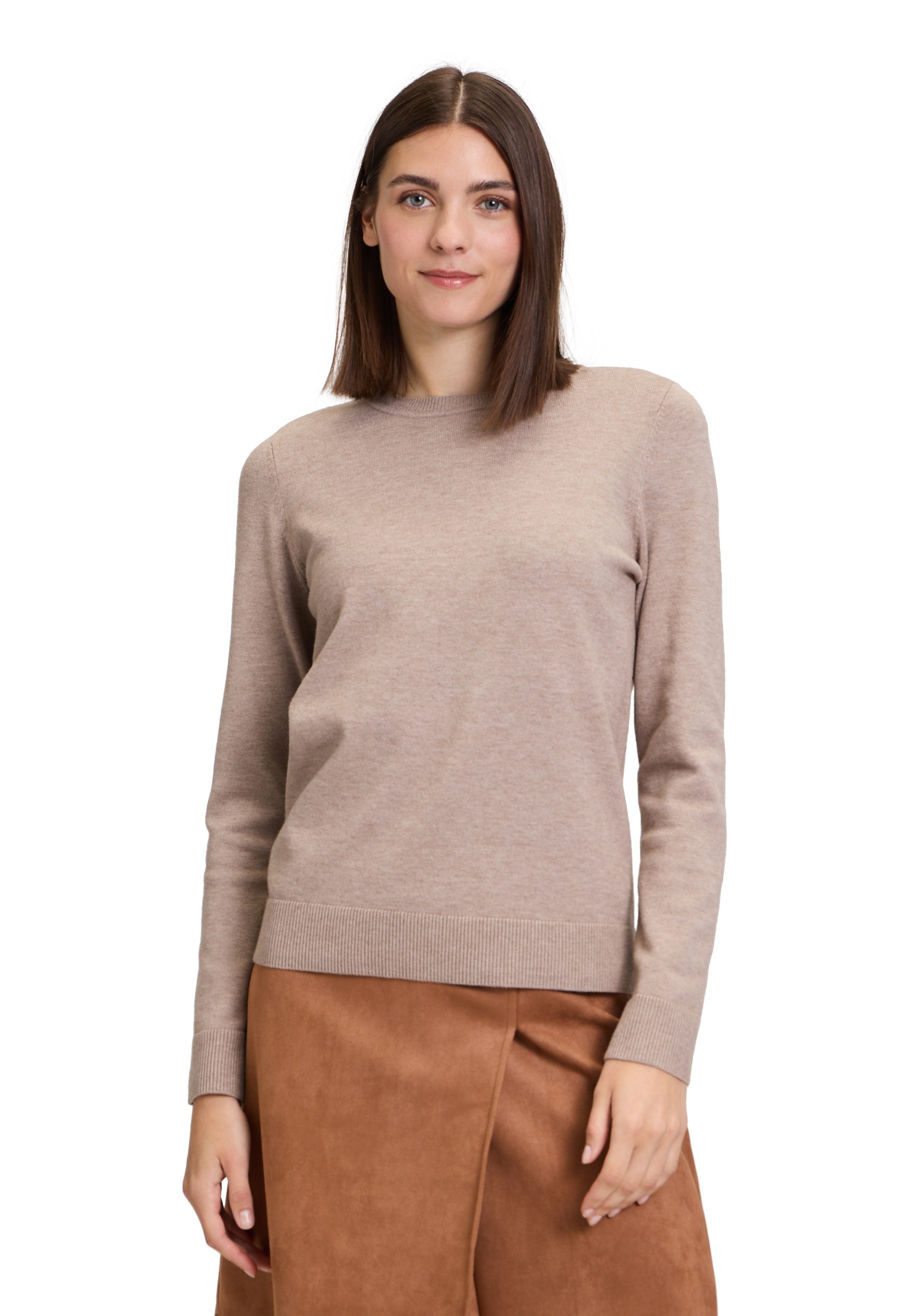 Betty Barclay Rundhalspullover »Basic-Strickpullover mit Rundhalsausschnitt«