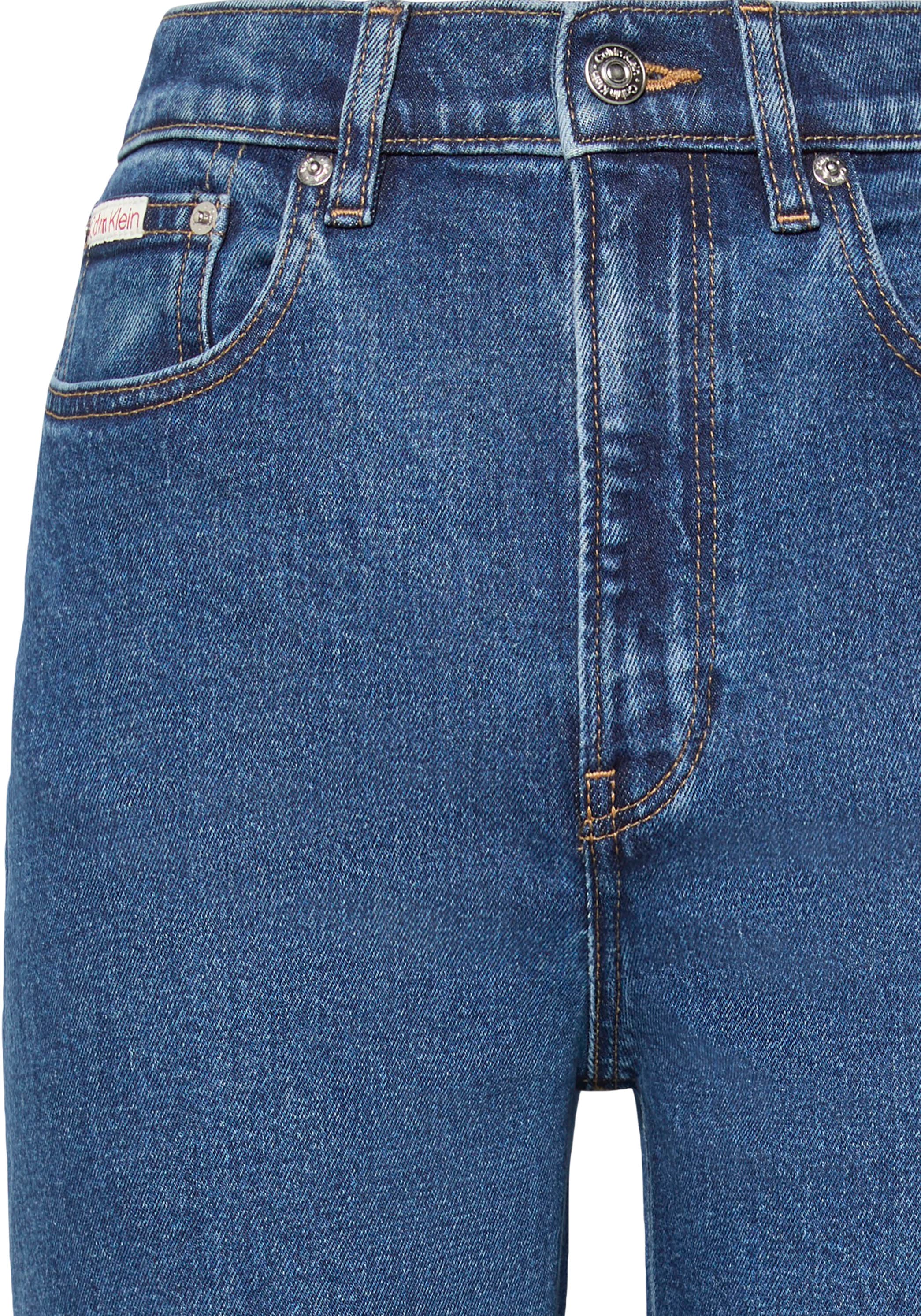 Calvin Klein Jeans Straight-Jeans »HGH RS STRGHT CK ESS« Mit Gürtelschlaufen