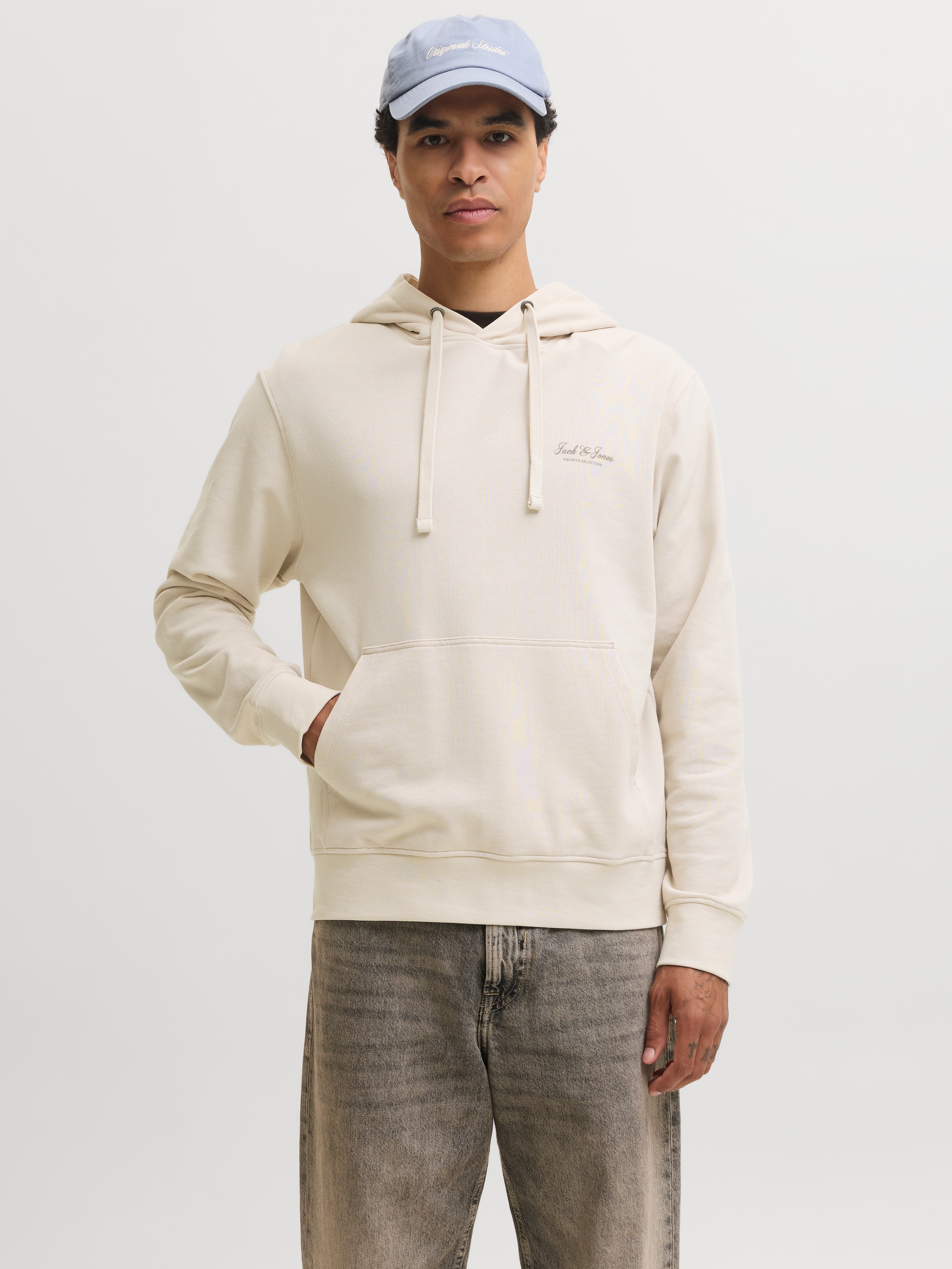 Jack & Jones Kapuzensweatshirt »JJEARCHIVE GRAPHIC SWEAT HOOD SN«, Baumwollmischung,
