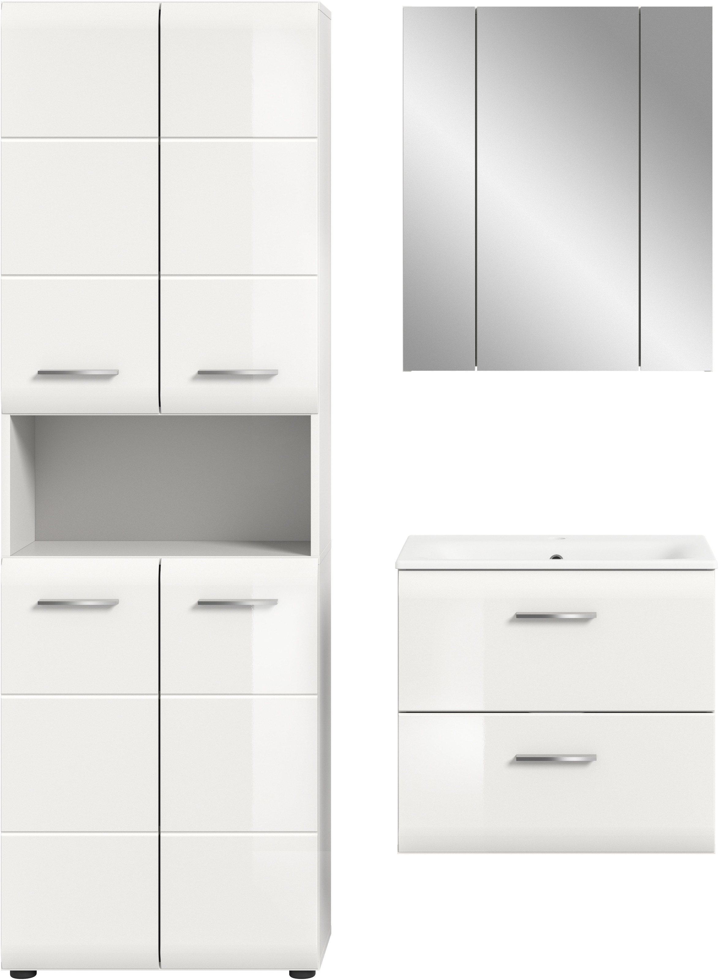 welltime Badezimmer-Set Set, 4 Stk. tlg.