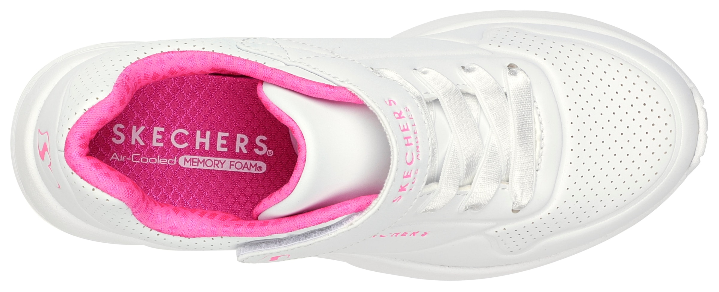 Skechers Kids Sneaker »UNO LITE«, Plateausneaker, Retro Sneaker, Klettschuh im Monochrome Look