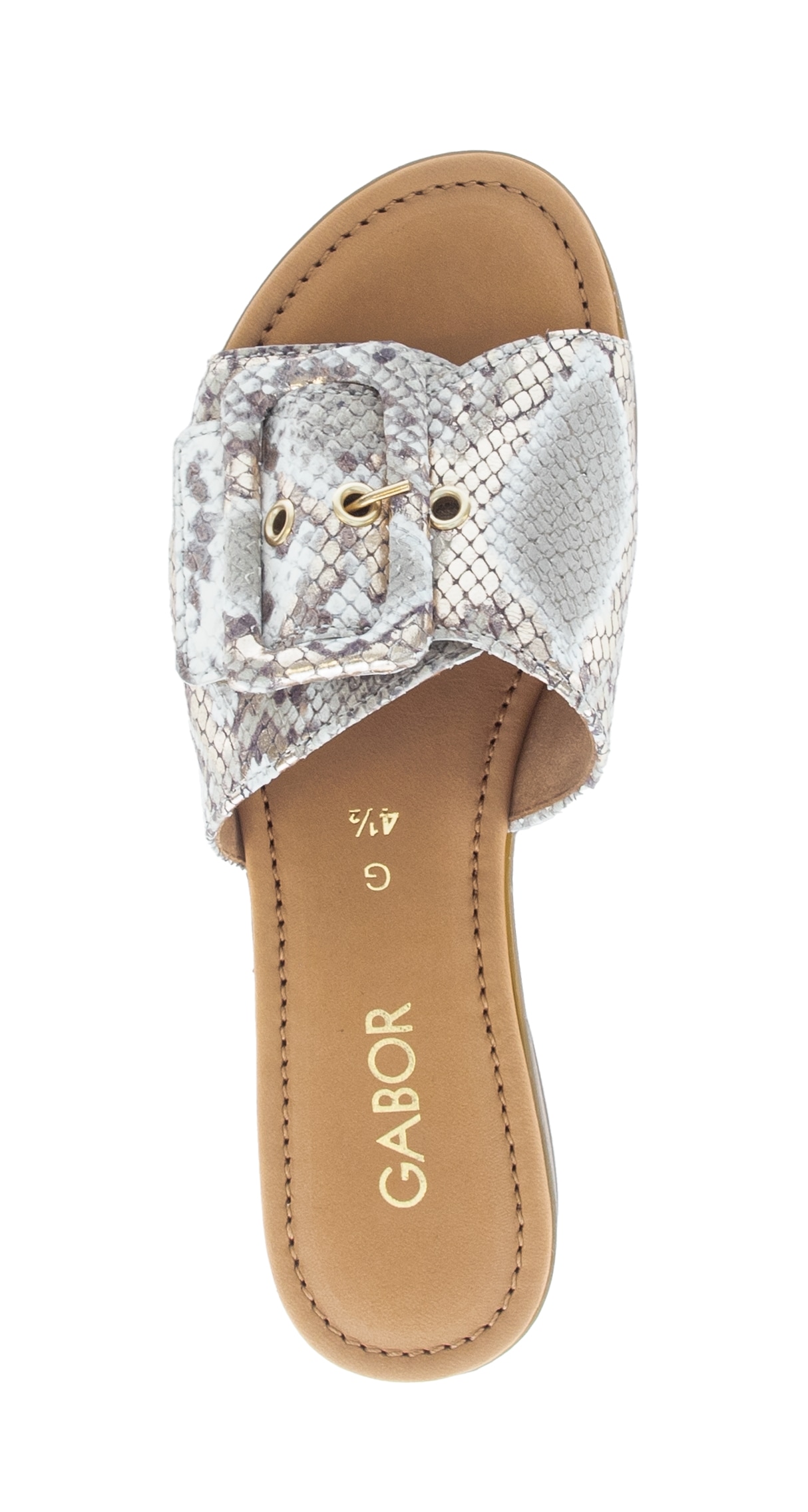 Gabor Pantolette »Rhodos«  Blockabsatz, Sommerschuh, Schupfschuh in Weite G (= weit)