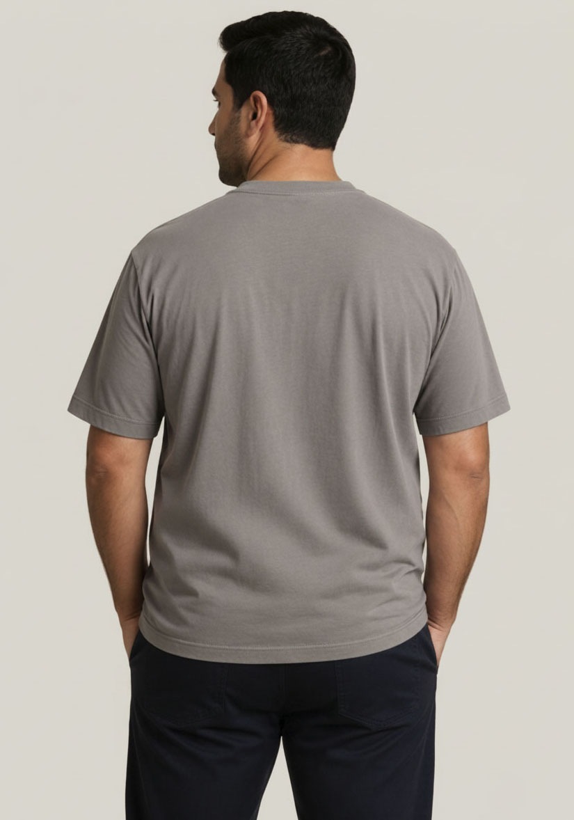 Man's World Plus Rundhalsshirt »auch in Grosse Größen bis Gr. 7XL Ärmel-Fit« Regular Fit, Kurzarm, mit Print, bedruckt, aus Single Jersey