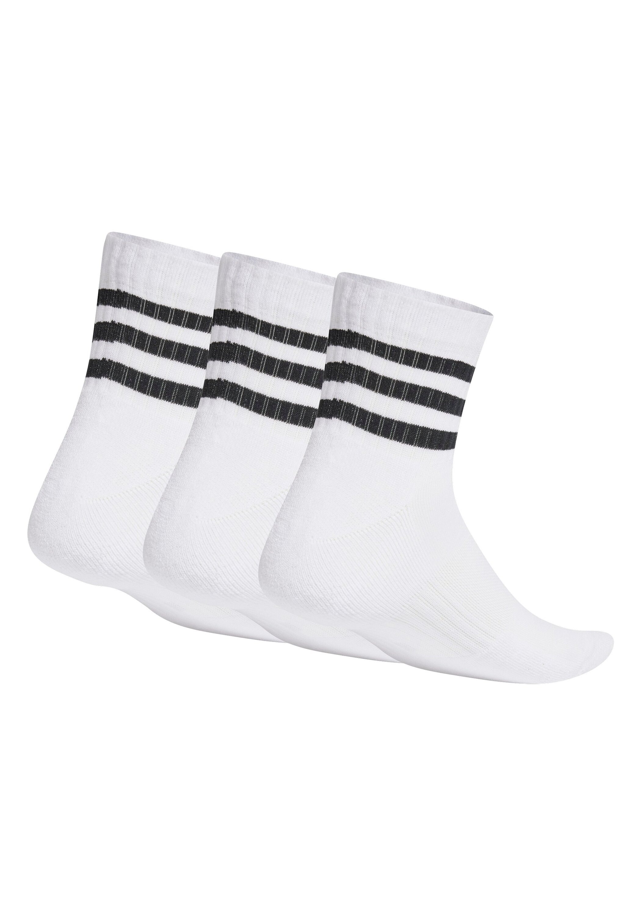 adidas Originals Kurzsocken »Socken 3-Stripes Cushioned Sportswear Mid-Cut Socks 3er Pack«