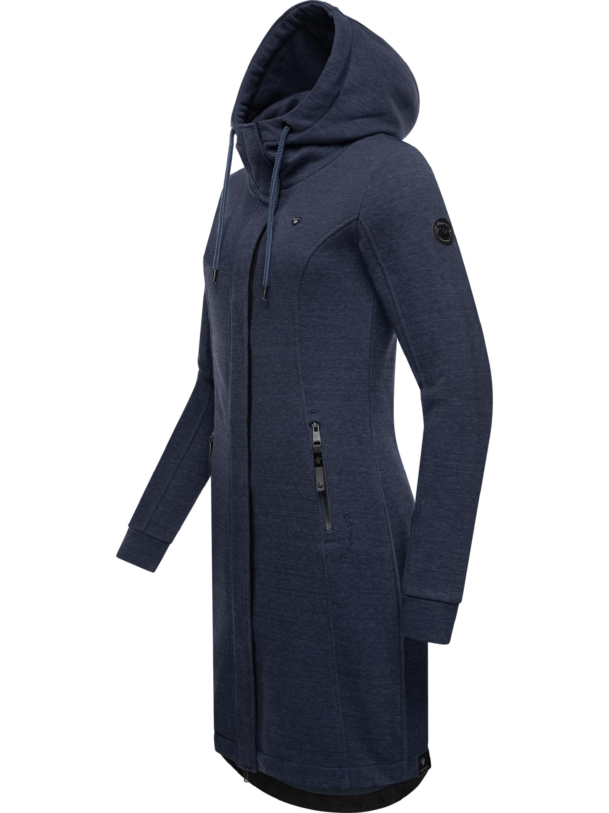 Ragwear Kapuzensweatjacke »Kurzmantel Letti Long«