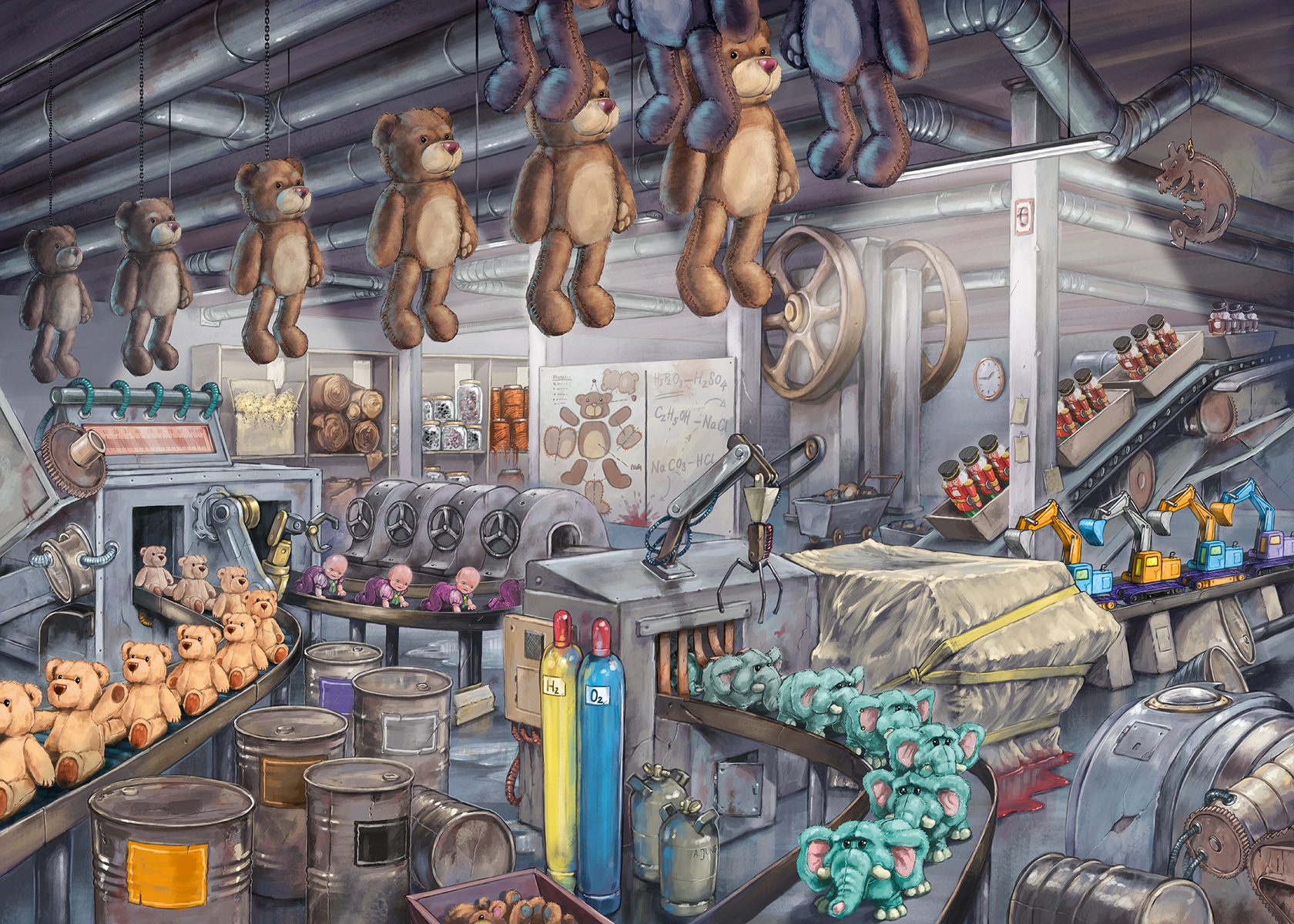Ravensburger Puzzle »EXIT,: In der Spielzeugfabrik«, Made in Germany