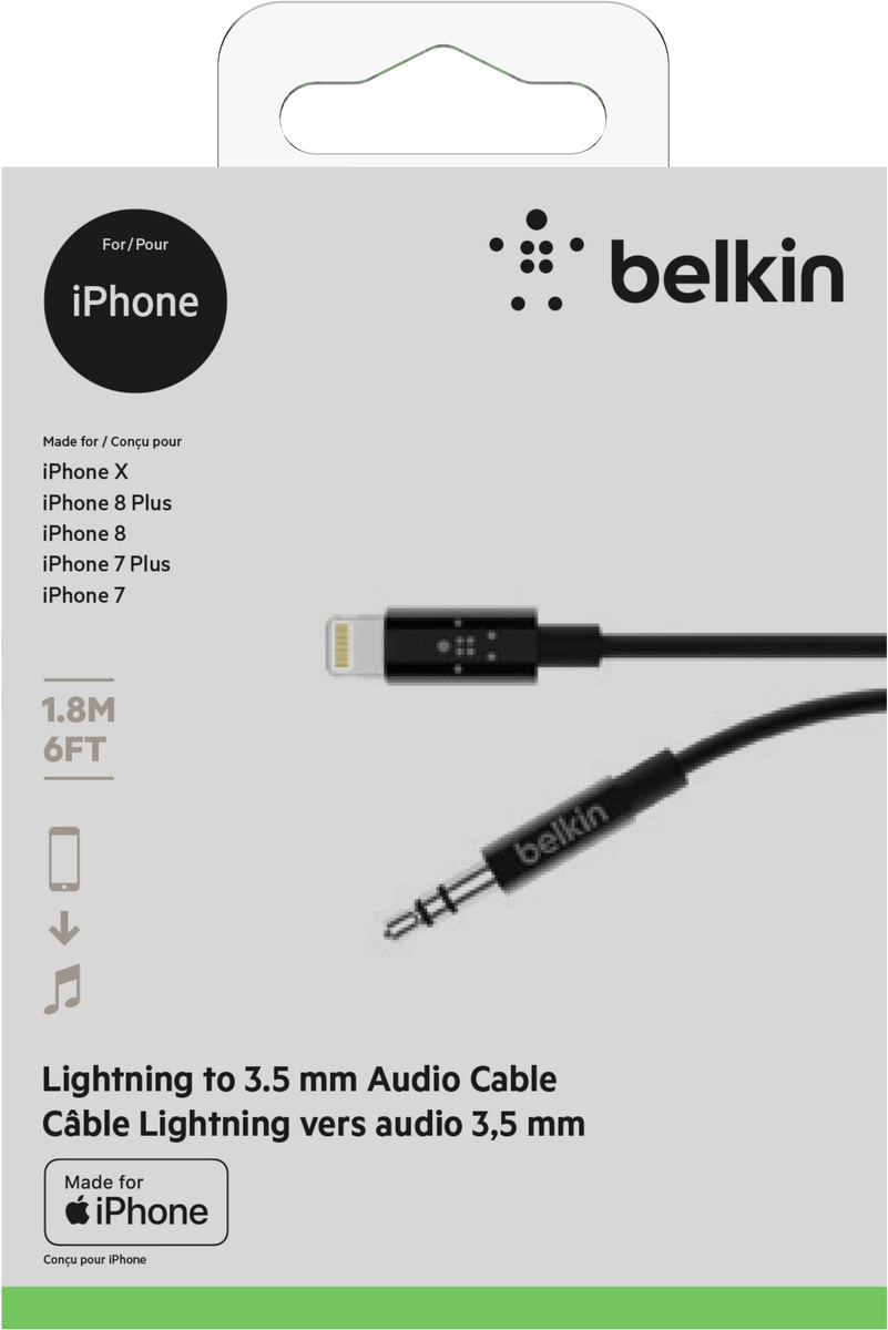 Adapter »MixIT Lightning auf 3,5mm AUX Kabel, 1.8 m«