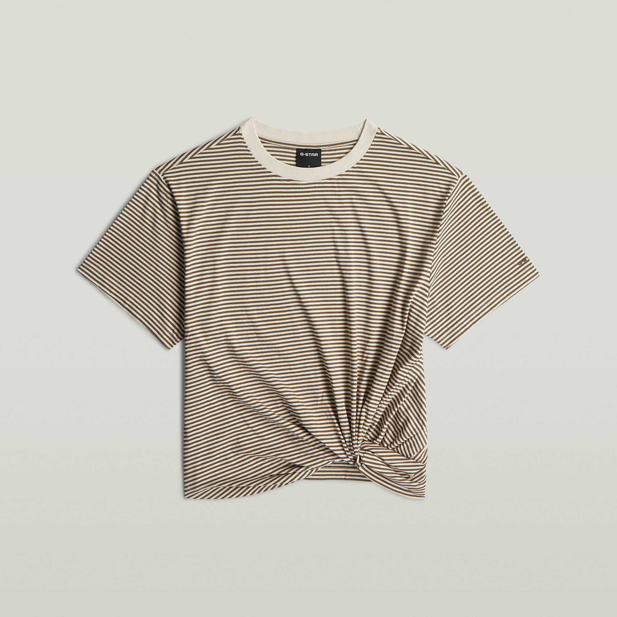 G-STAR T-Shirt »Relaxed Knot« mit Knotendetail, Rundhalsform