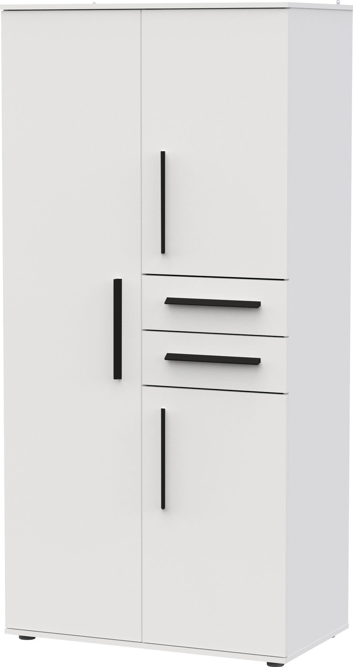 Demeyere GROUP Kleiderschrank »VERSATIL Schrank 2 Türen, 2 Schubladen«, (B/H/ T ca. 90x190cmx50cm)