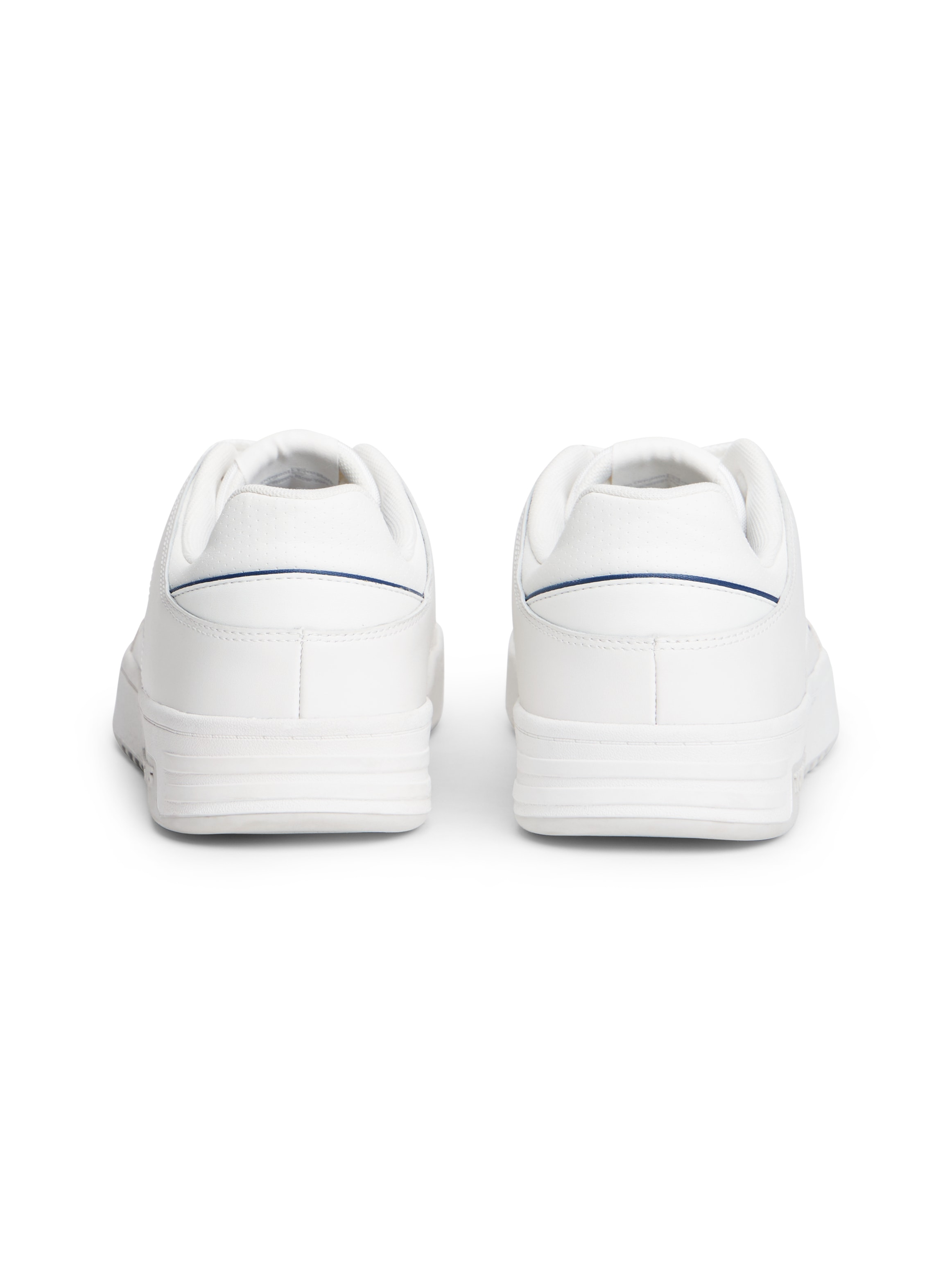 Tommy Jeans Sneaker »TOMMY JEANS PINPERF LTH BASKET«  Freizeitschuh, Halbschuh, Schnürschuh mit farbiger Pasepellierung