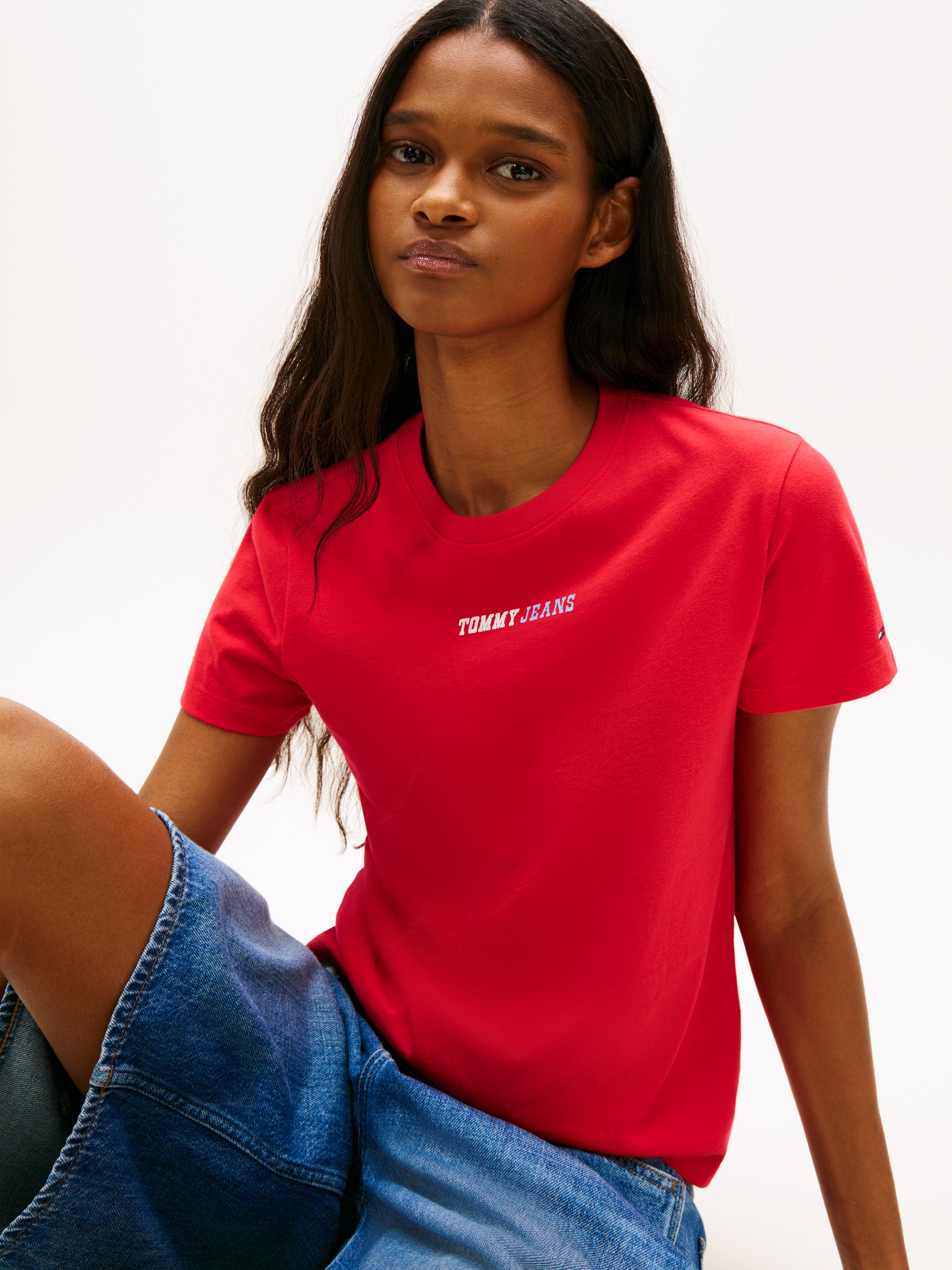 Tommy Jeans Kurzarmshirt »TJW REG ESSENTIAL LOGO 2 TEE EXT«