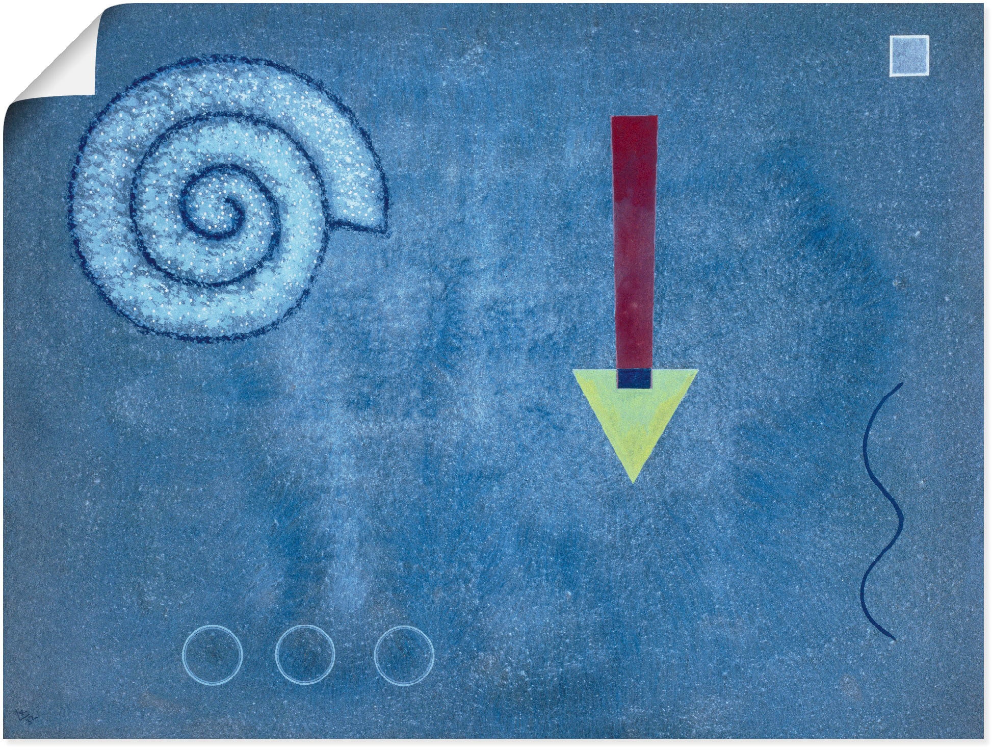 Artland Wandbild »Grüne Spitze. 1932.«, Muster, (1 St.), als Leinwandbild,  Wandaufkleber oder Poster in versch. Größen bei OTTO