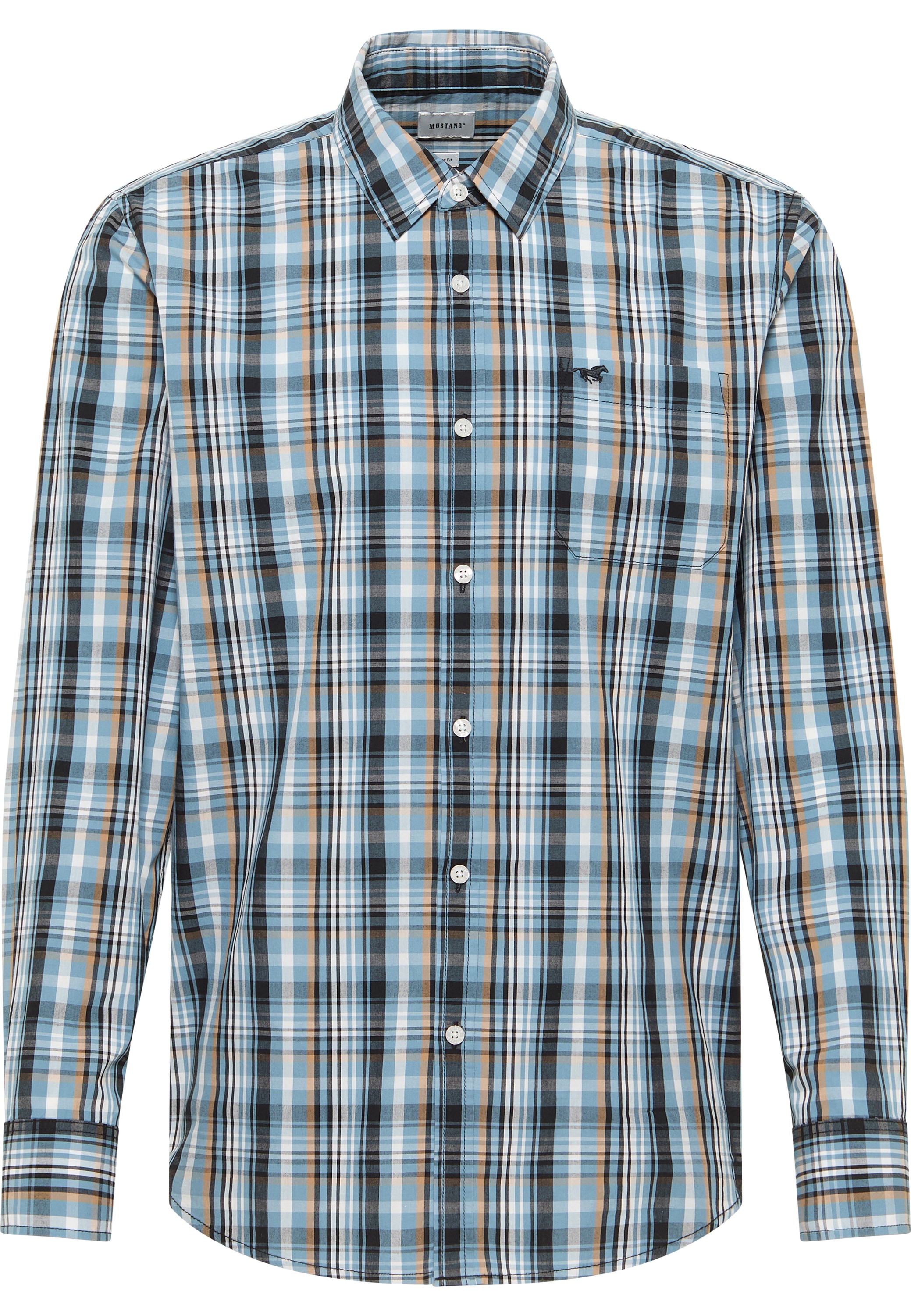 MUSTANG Langarmhemd »Herren Style Chester«