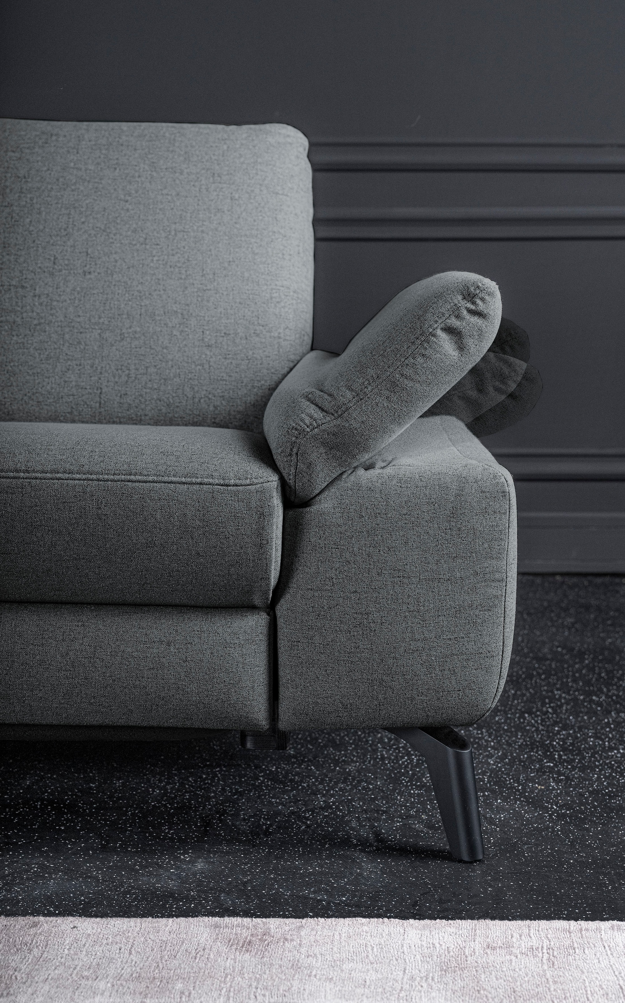 alina Ecksofa, inkl. Kopfstützen, wahlweise mit Relaxfunktion, Breite: 267 cm