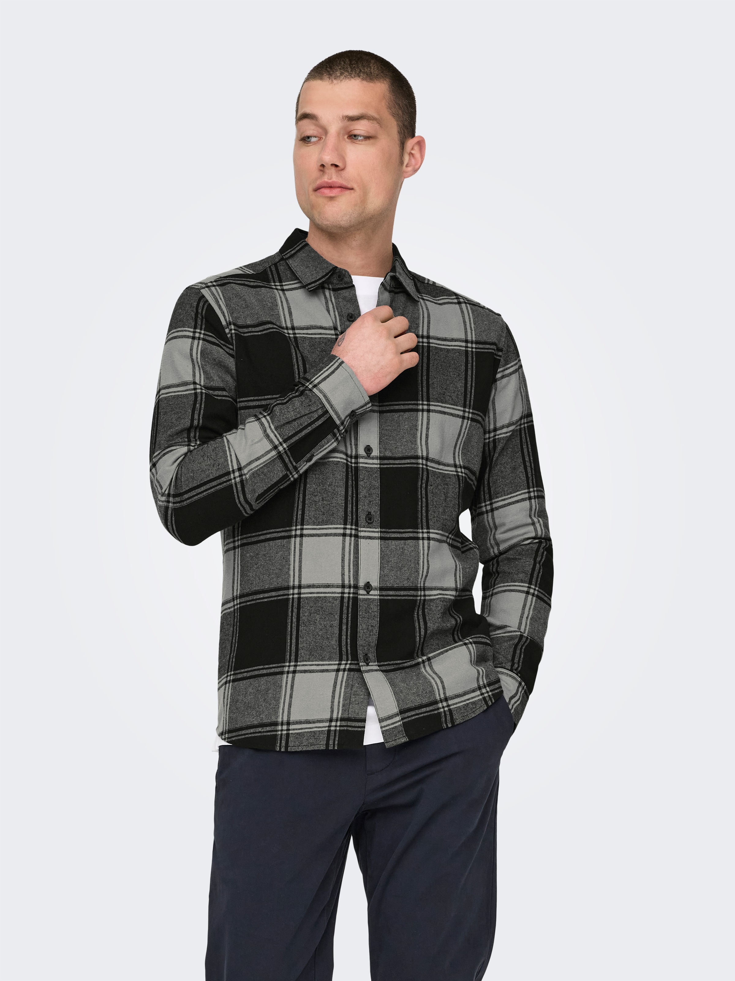 ONLY & SONS Karohemd »ONSGUDMUND LS CHECKED SHIRT NOOS«