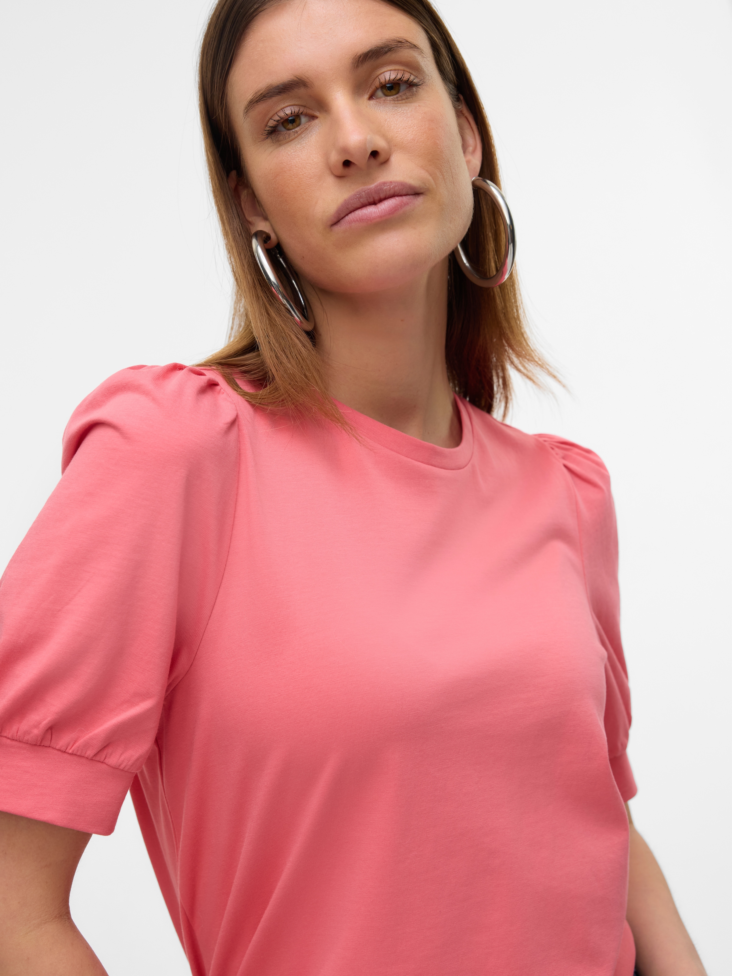 Vero Moda T-Shirt »VMKERRY 2/4 O-NECK TOP VMA JRS NOOS«, mit Rundhalsausschnitt