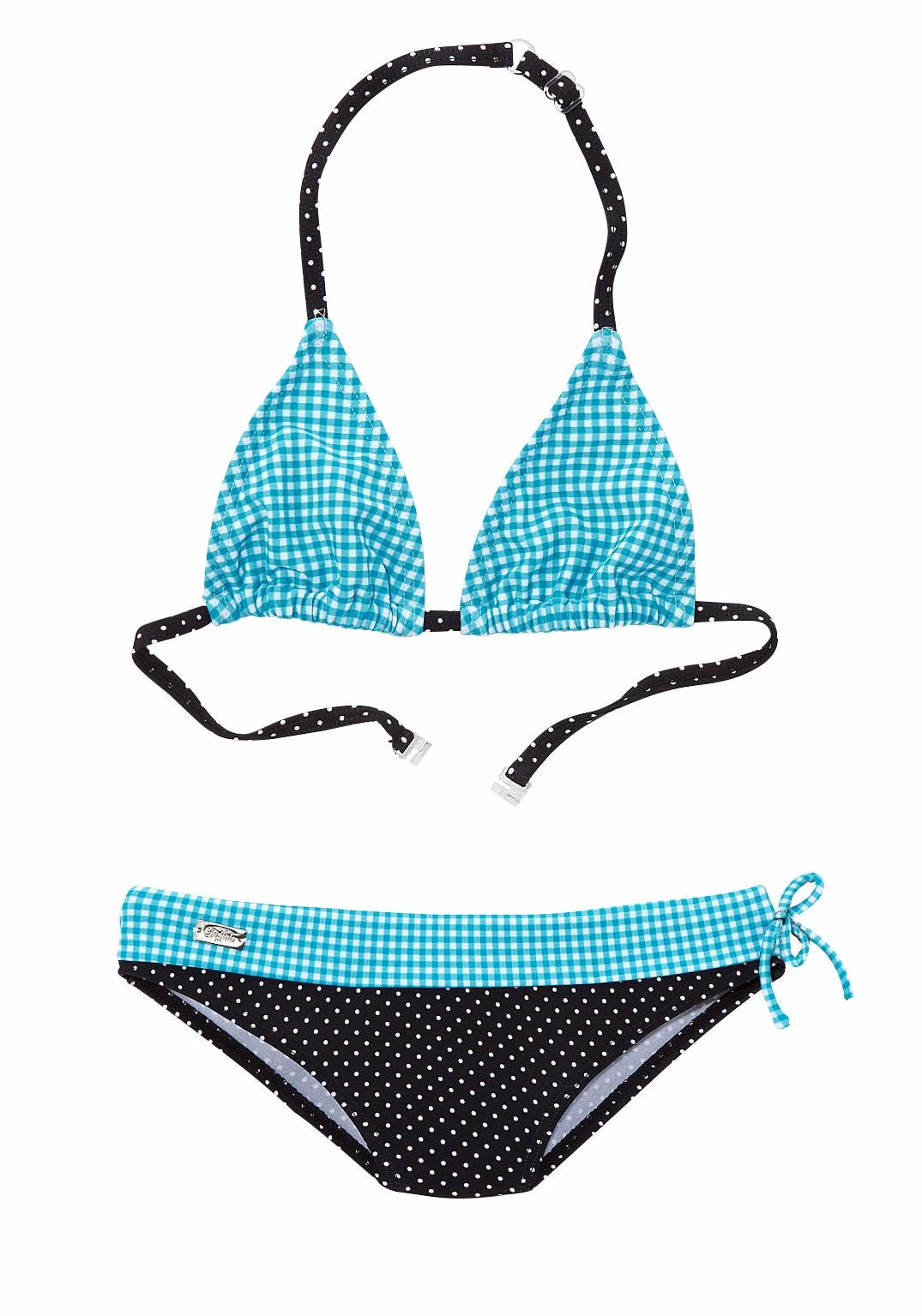 Buffalo Triangel-Bikini, mit Mustermix aus Karo und Punkten kaufen bei OTTO | Triangel-Bikinis