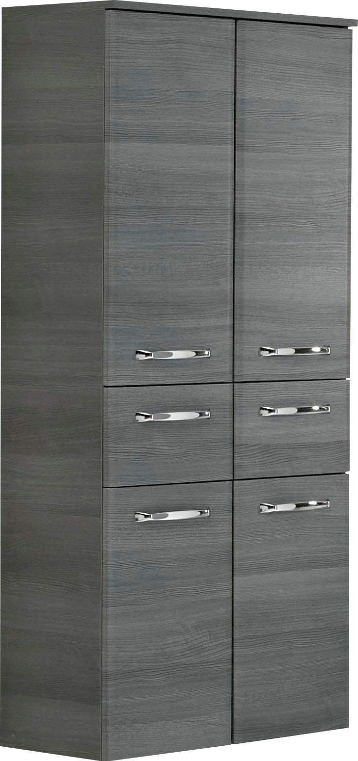 PELIPAL Midischrank »Alika«, Breite 60 cm, Metallgriffe, Türdämpfer, Glaseinlegeböden