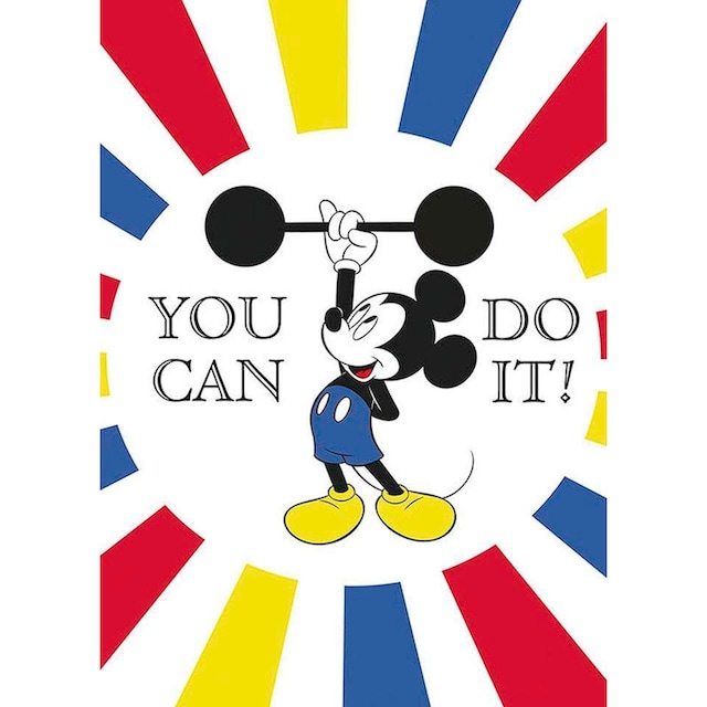 Komar Poster »Mickey Mouse Do it«, Disney, (1 St.), Kinderzimmer,  Schlafzimmer, Wohnzimmer bei OTTO