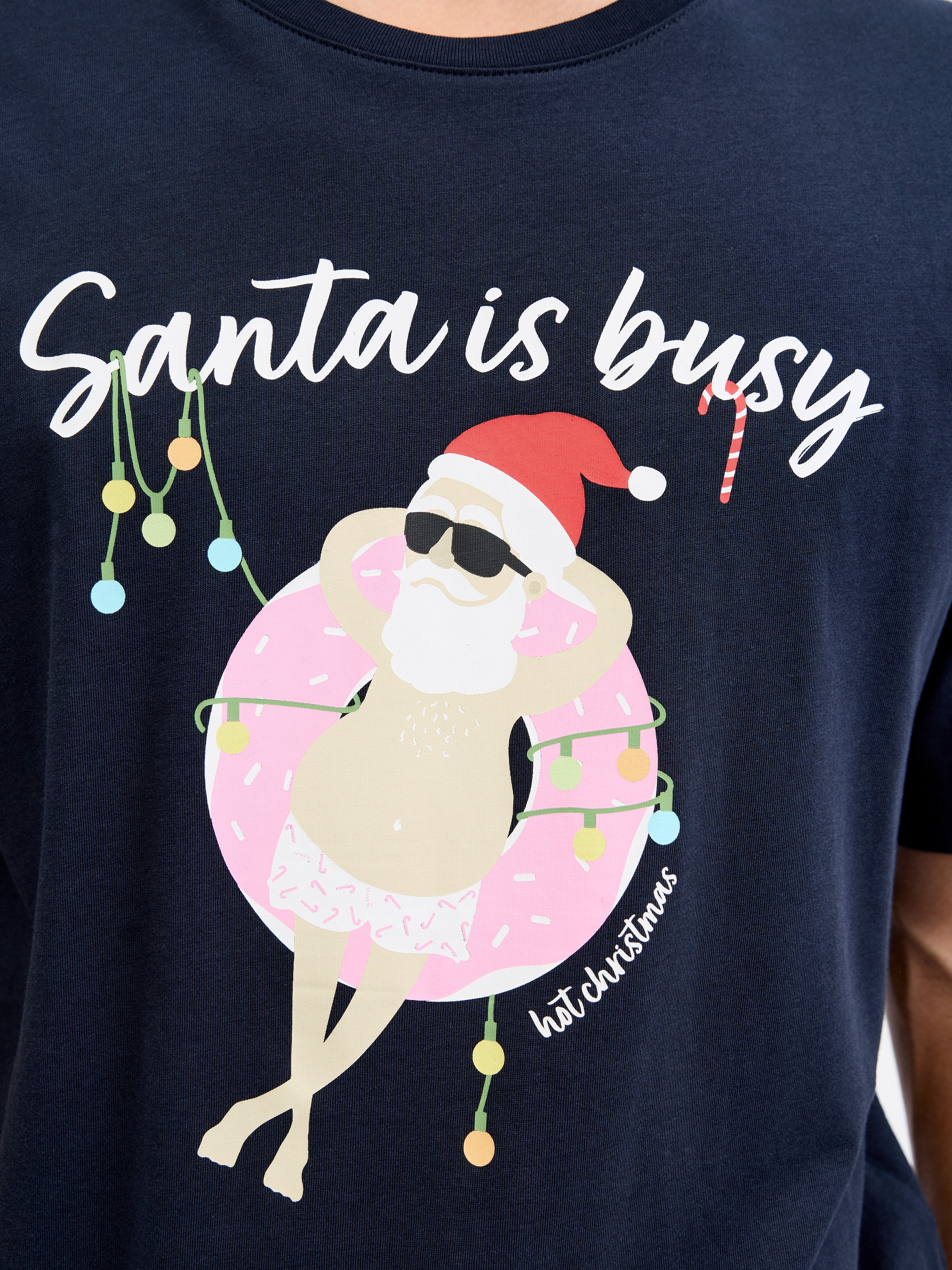 Jack & Jones PlusSize Kurzarmshirt »JJCHRISTMAS TEE SS CREW NECK PLS«