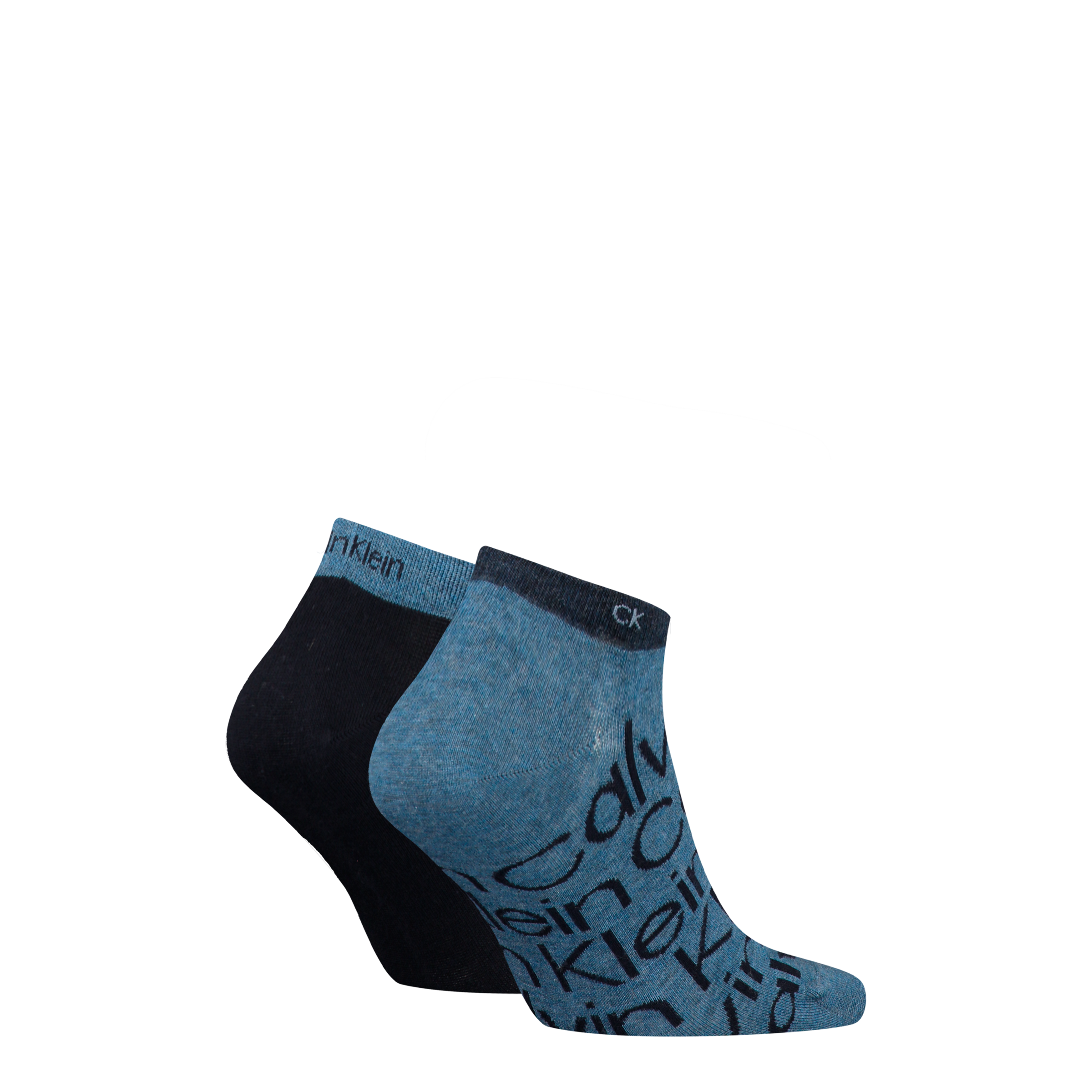 Calvin Klein Jeans Sneakersocken »CK MEN SNEAKER 2P ALL OVER PRINT«, (2 Paar), All-Over-Muster, uni, Logoschriftzug, atmungsaktiv