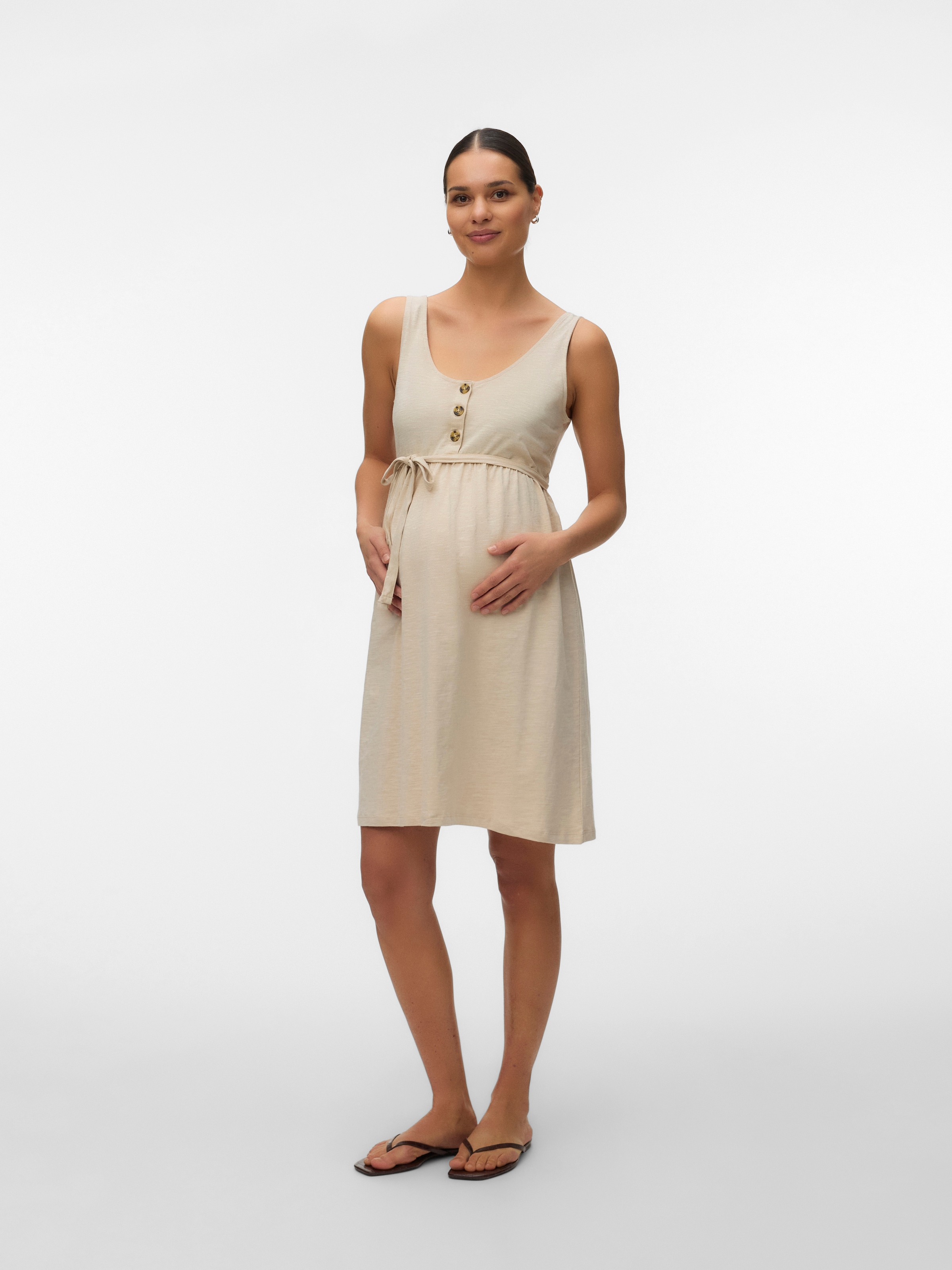 Mamalicious Umstandskleid »MLEVI LIA SL JRS ABK DRESS 2F NOOS«