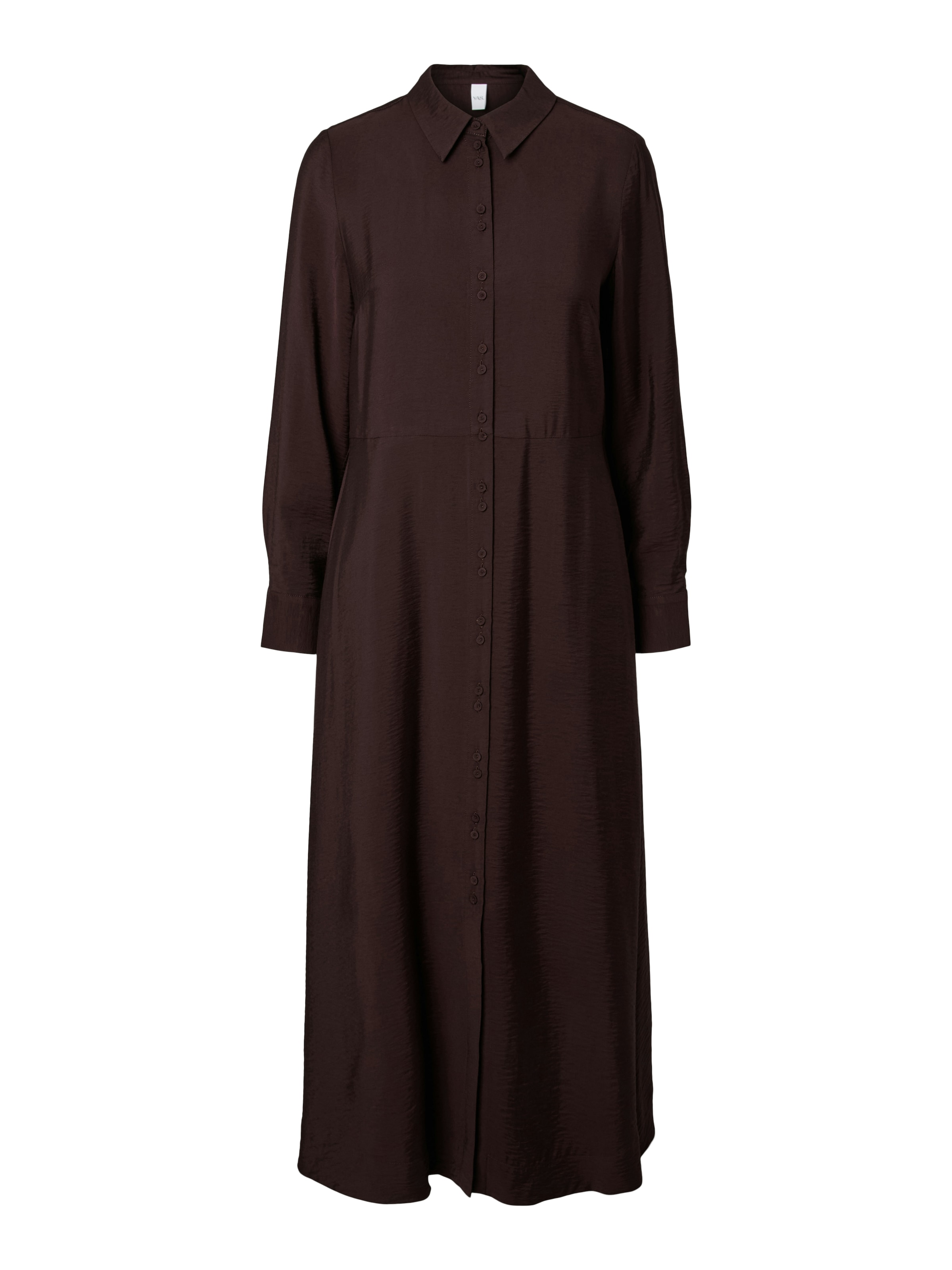 Y.A.S Blusenkleid »YASSAFERA LS LONG SHIRT DRESS S. NOOS« Viskosemischung, regular fit