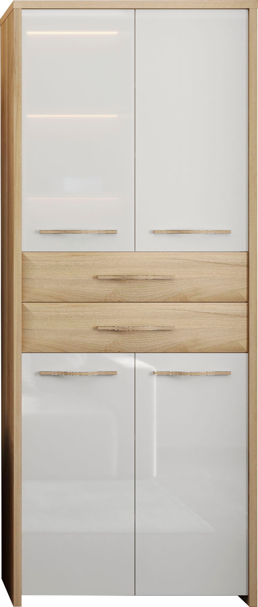 Home affaire Garderobenschrank »Gala«, hochwertig UV lackiert, Soft-Close-Funktion, Höhe 192cm