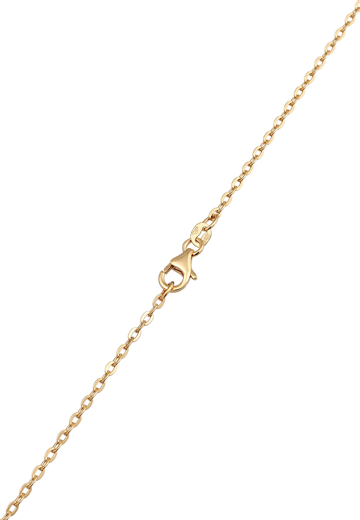 Nenalina Lange Kette »Halskette Muschelkernperle Anhänger Klassik 925 Silber«