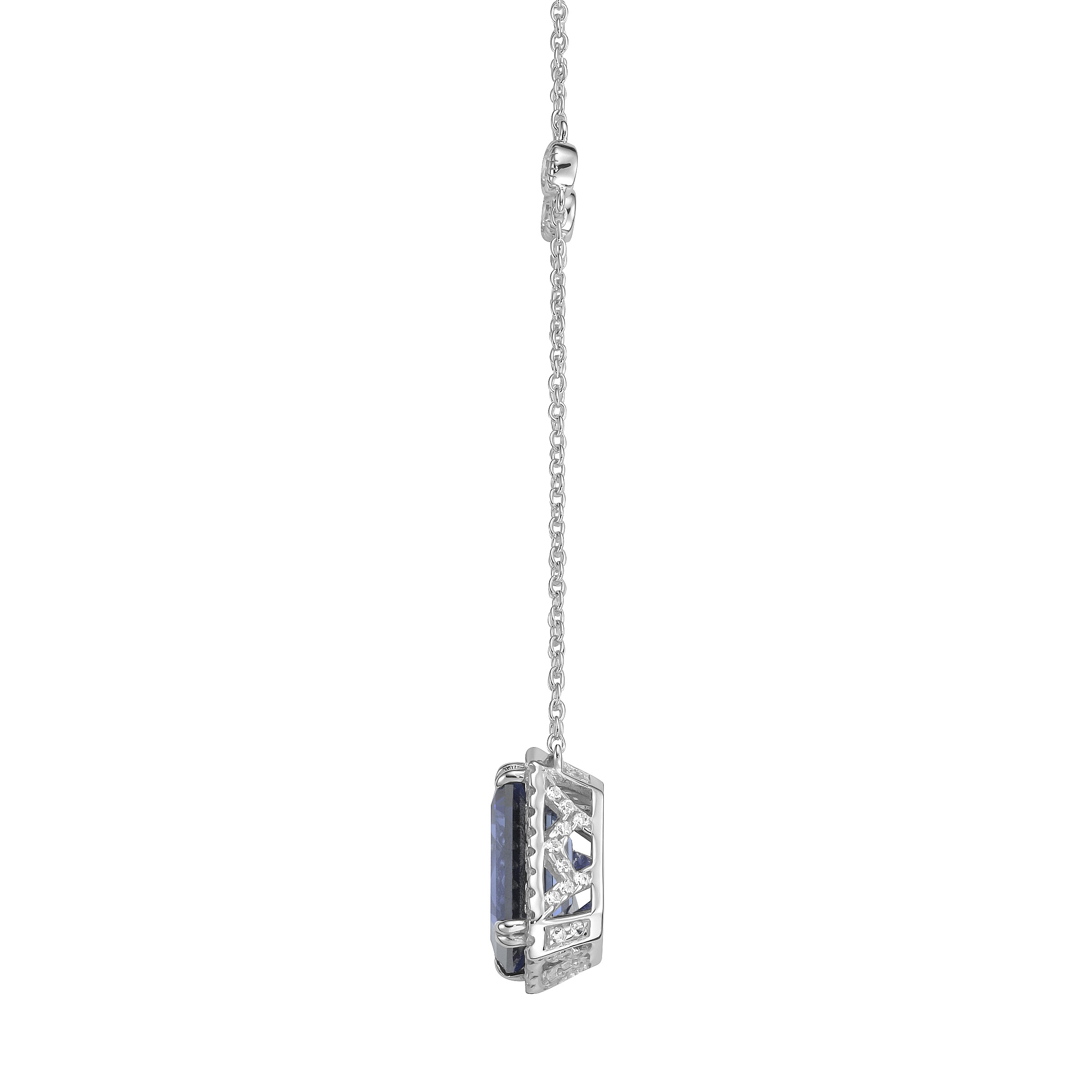 GIORGIO MARTELLO MILANO Collier »Collier mit Zirkonia, Silber 925«