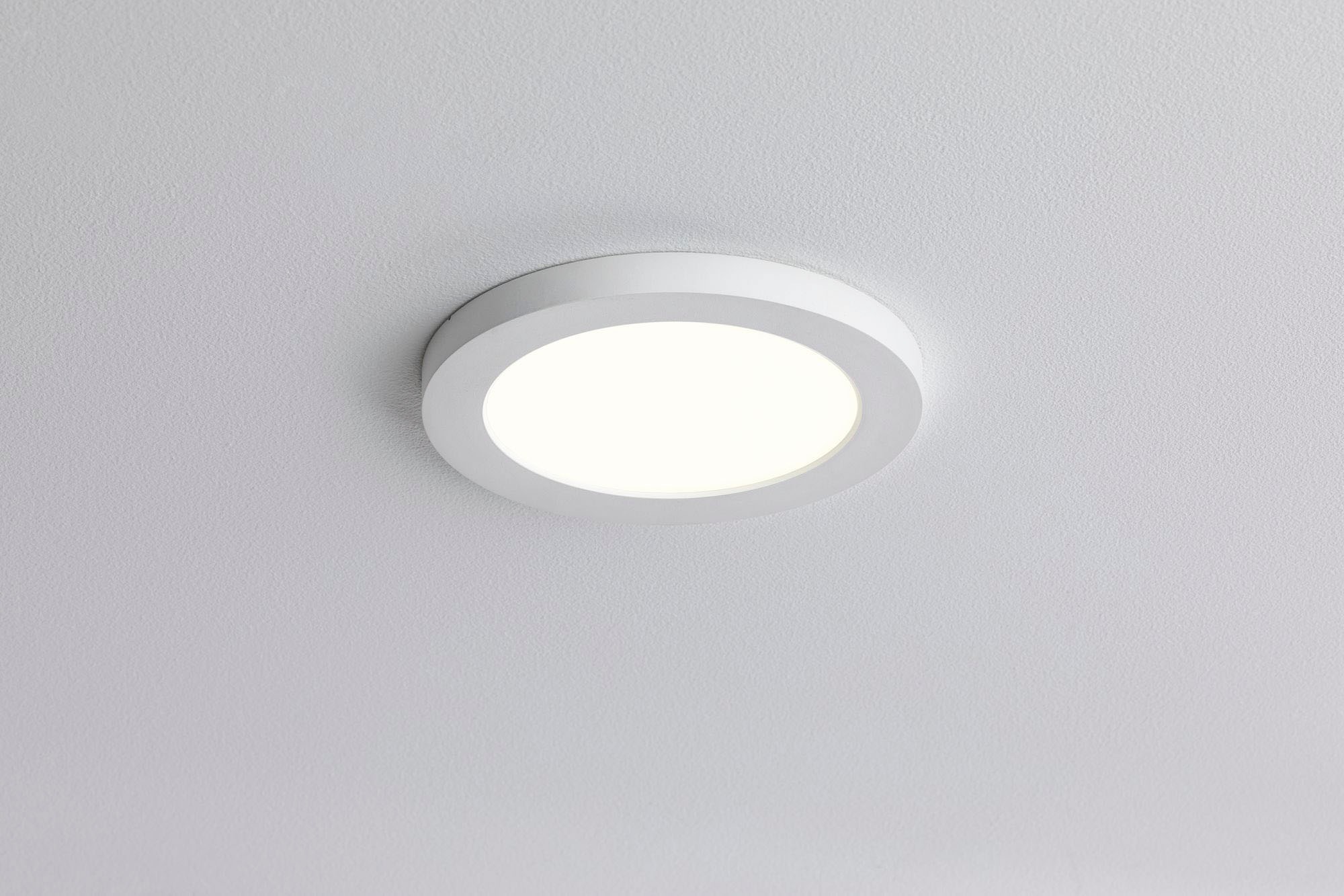 Paulmann LED Einbauleuchte »LED Einbaupanel Cover-it rund 165mm 12W 3.000K Weiß matt«, 1 flammig, LED Einbaupanel Cover-it rund 165mm 12W 3.000K Weiß matt